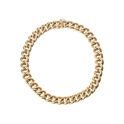 Collana a catena, oro giallo 18 kt