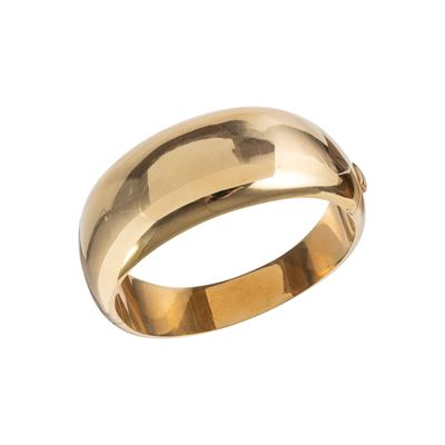 Bracciale rigido in oro giallo 18 kt