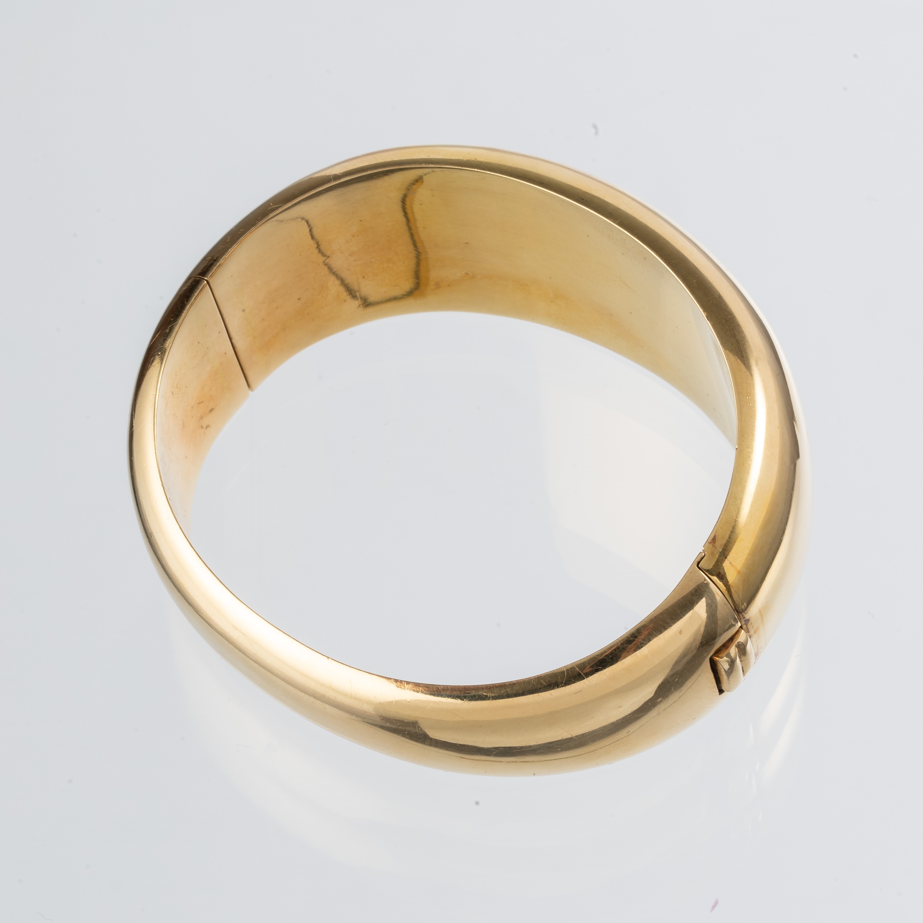 Bracciale rigido in oro giallo 18 kt