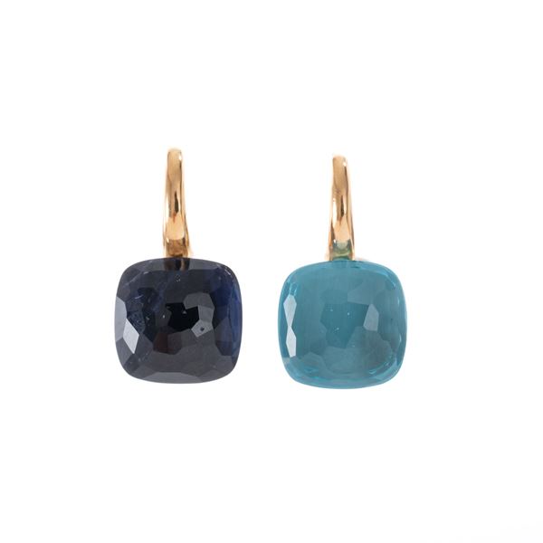 POMELLATO - POMELLATO - ORECCHINI IN ORO GIALLO 18 KT, AMETISTA E TOPAZIO  