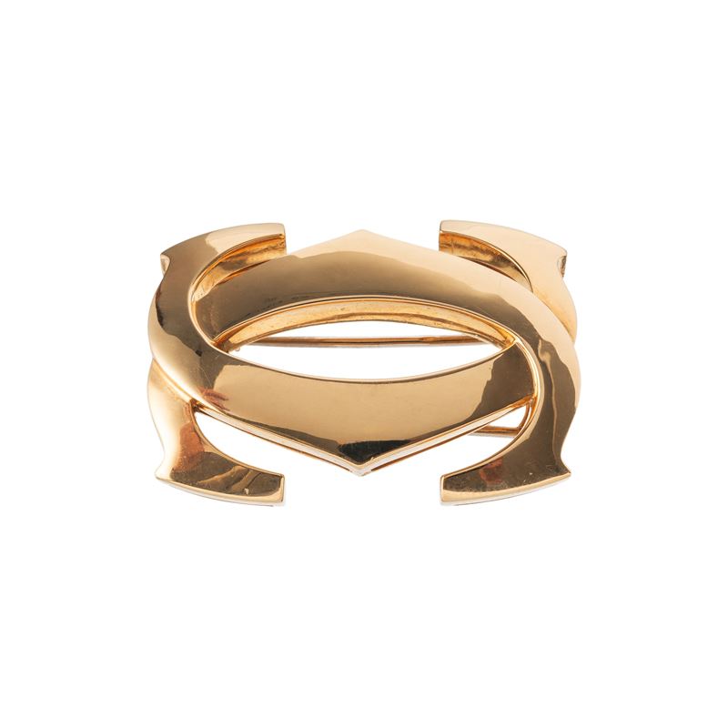 Cartier - Spilla in oro giallo 18 kt