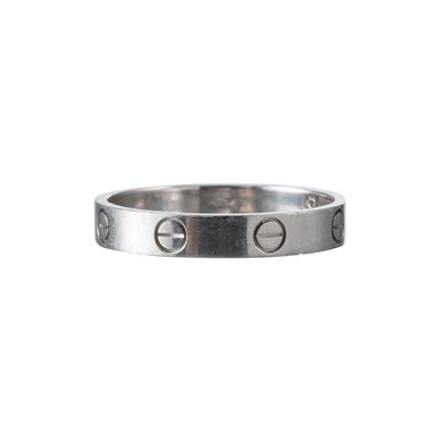 Love anello in platino