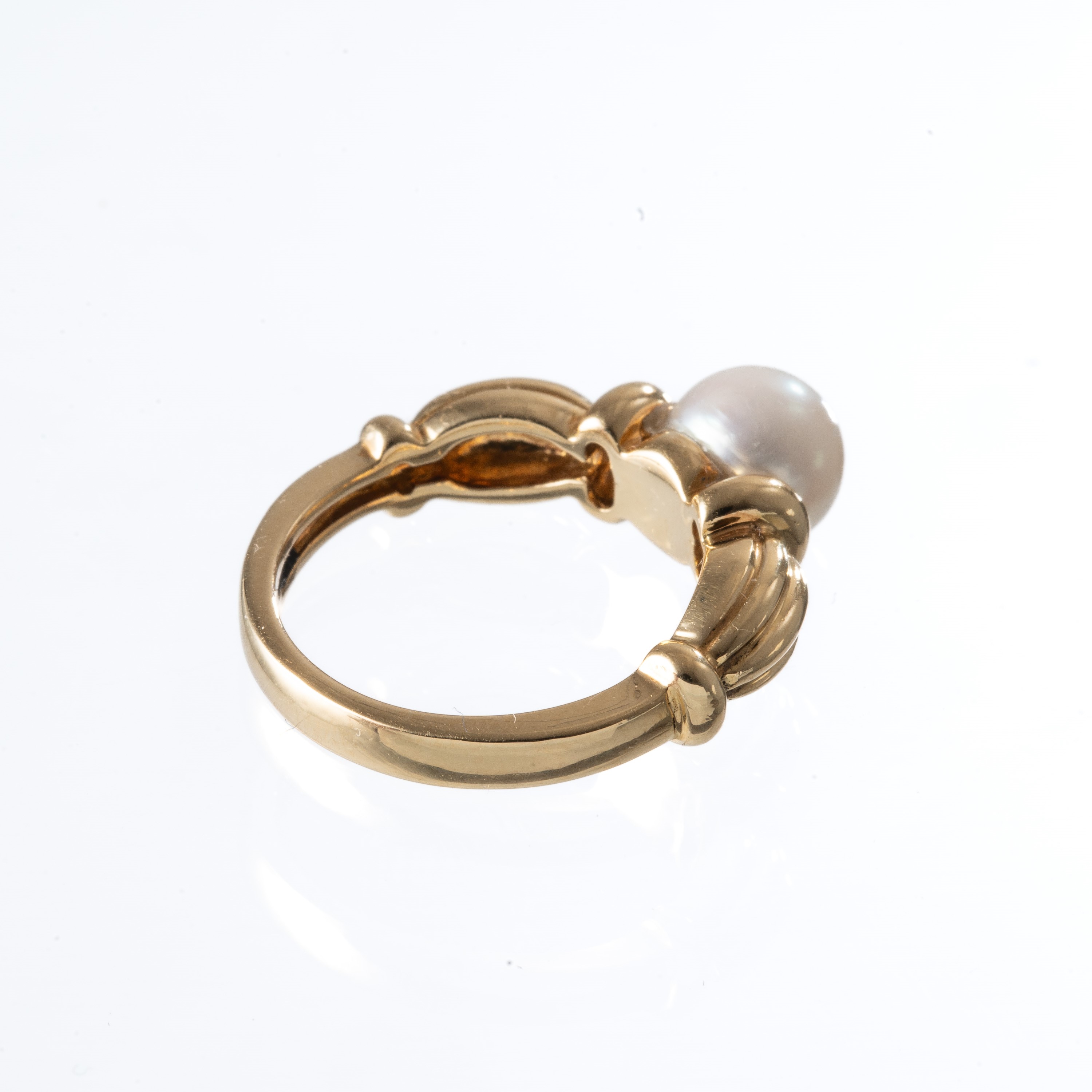 Tiffany & Co - Anello in oro giallo 18 kt con perla