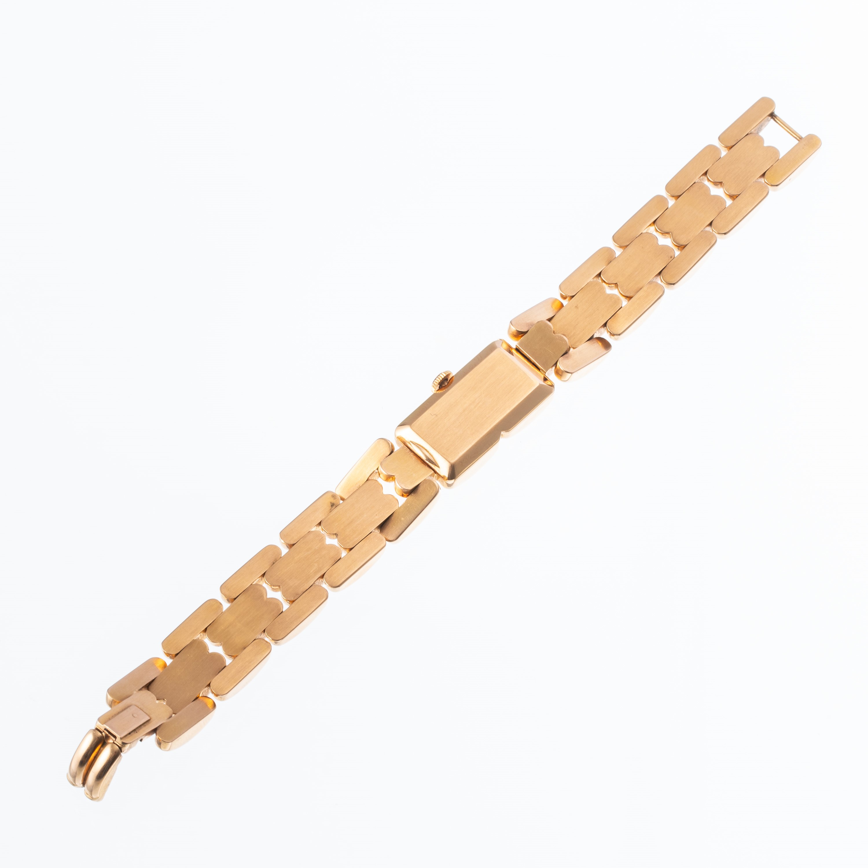 Patek Philippe - Orologio in oro rosa 18 kt con carica manuale e bracciale integrato (Ref. 1623)