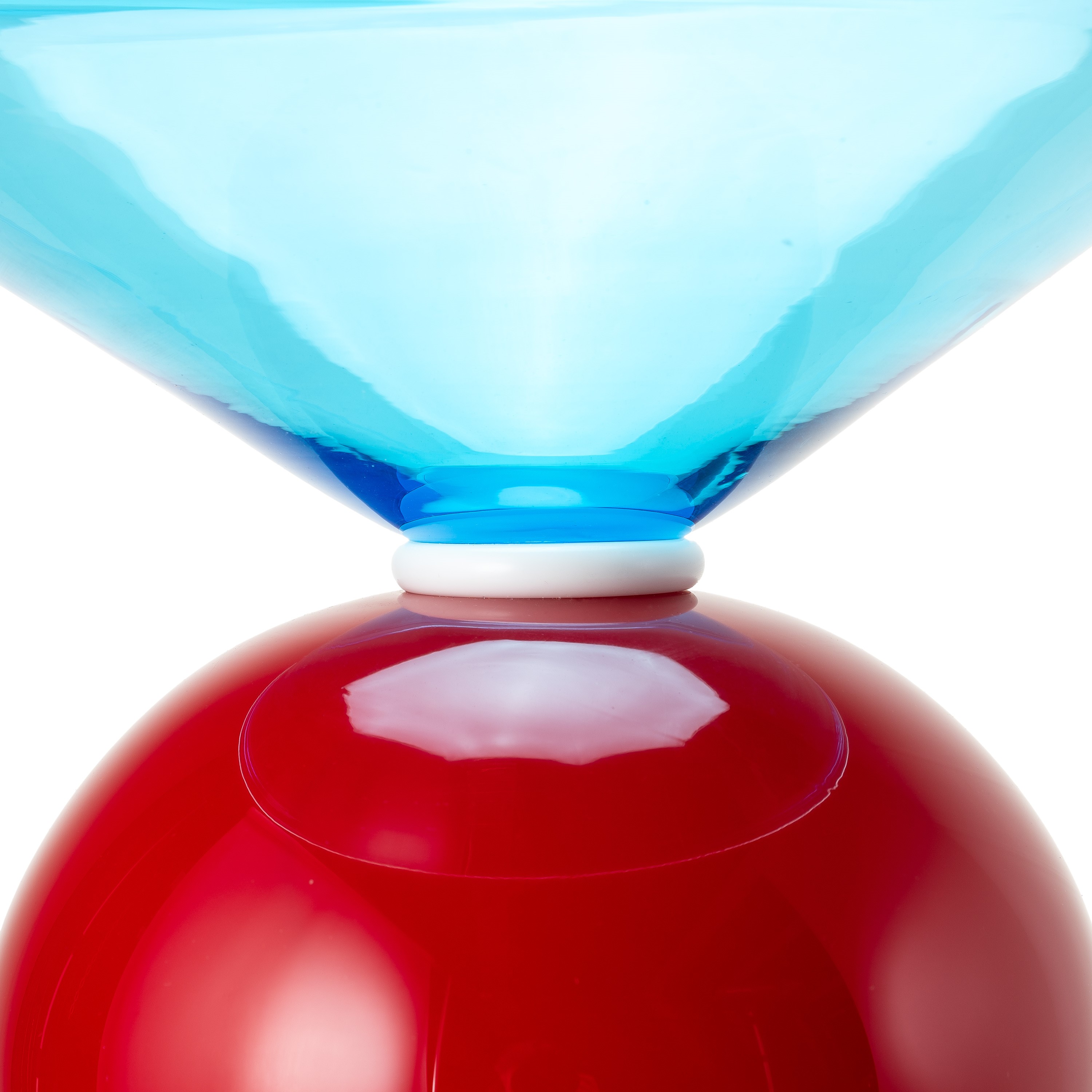Ettore Sottsass Jr - Vaso “Oman” in vetro policromo soffiato a bocca