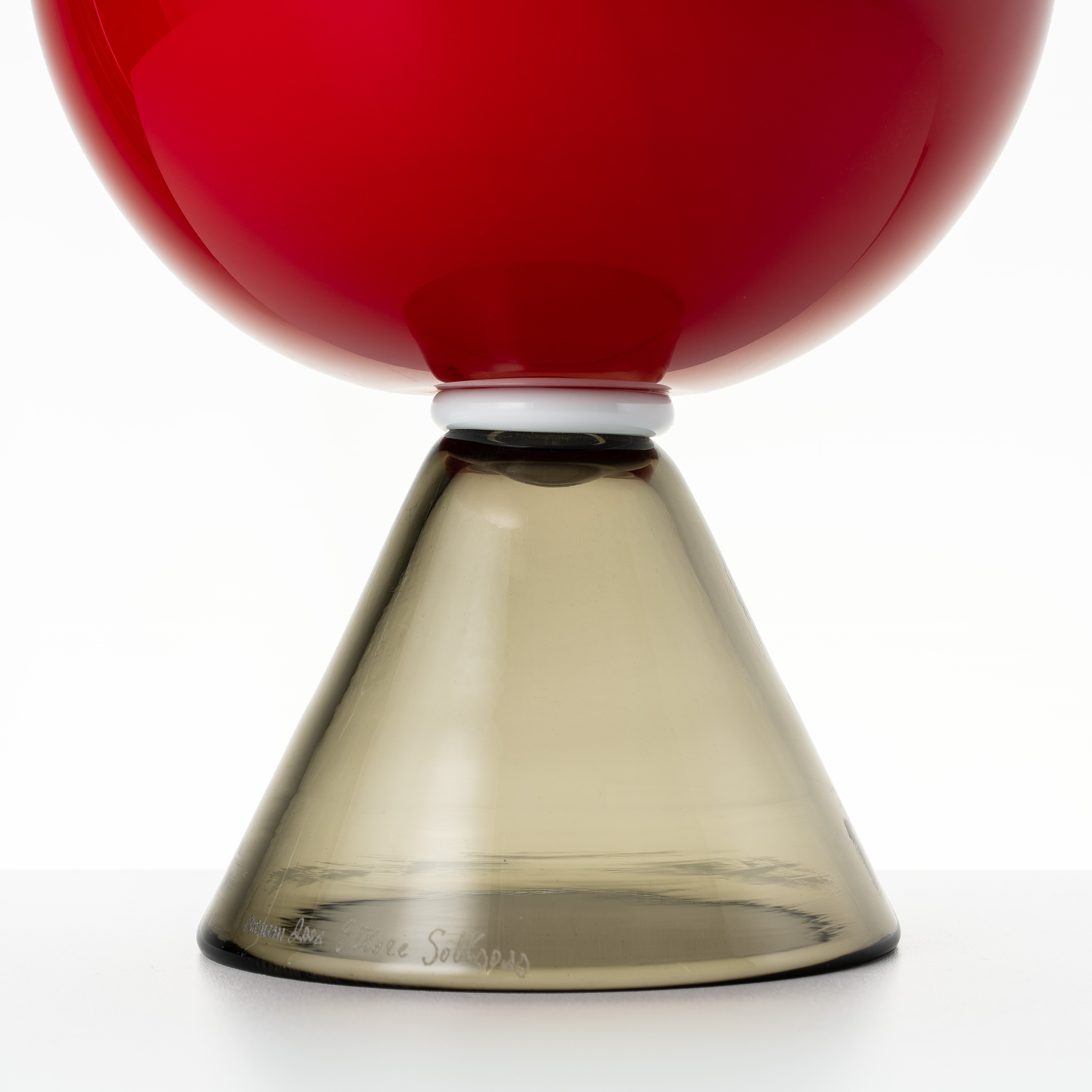 Ettore Sottsass Jr - Vaso “Oman” in vetro policromo soffiato a bocca