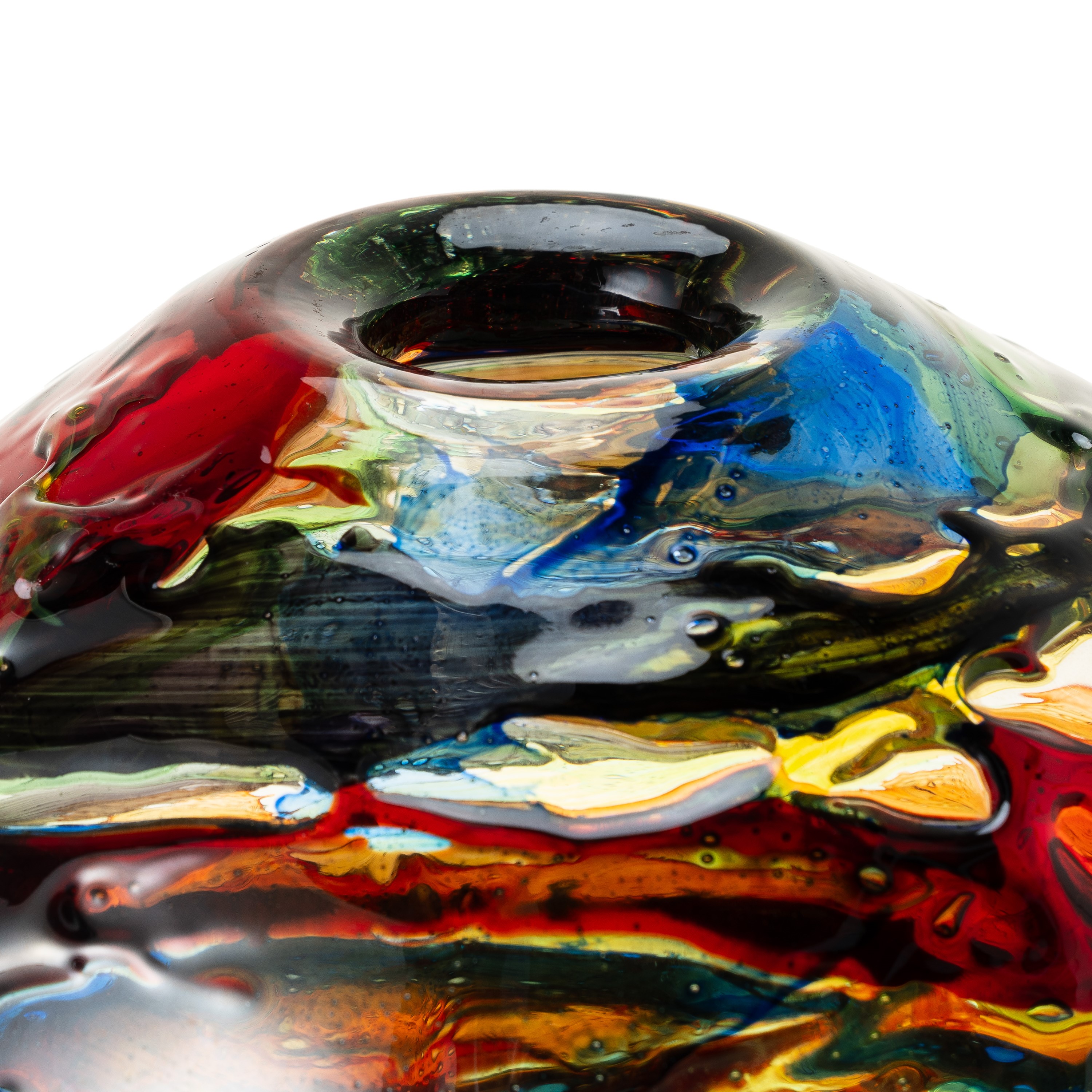 Gae Aulenti - Vaso “Geacolor” in vetro policromo