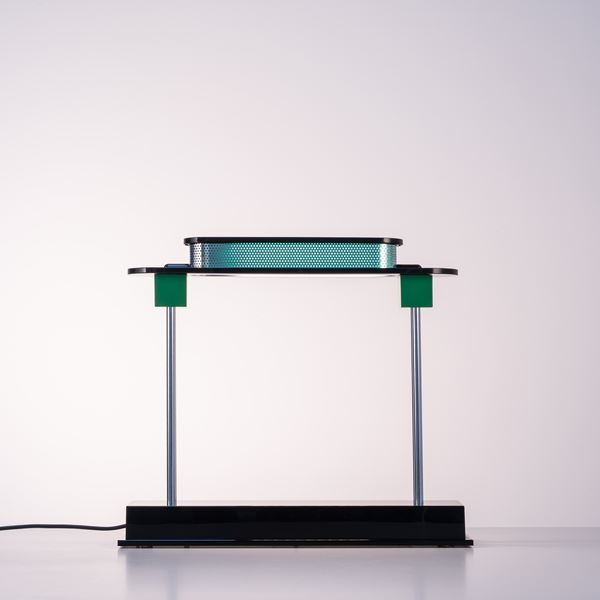 Ettore Sottsass - ETTORE SOTTSASS, LAMPADA DA TAVOLO 'PAUSANIA'