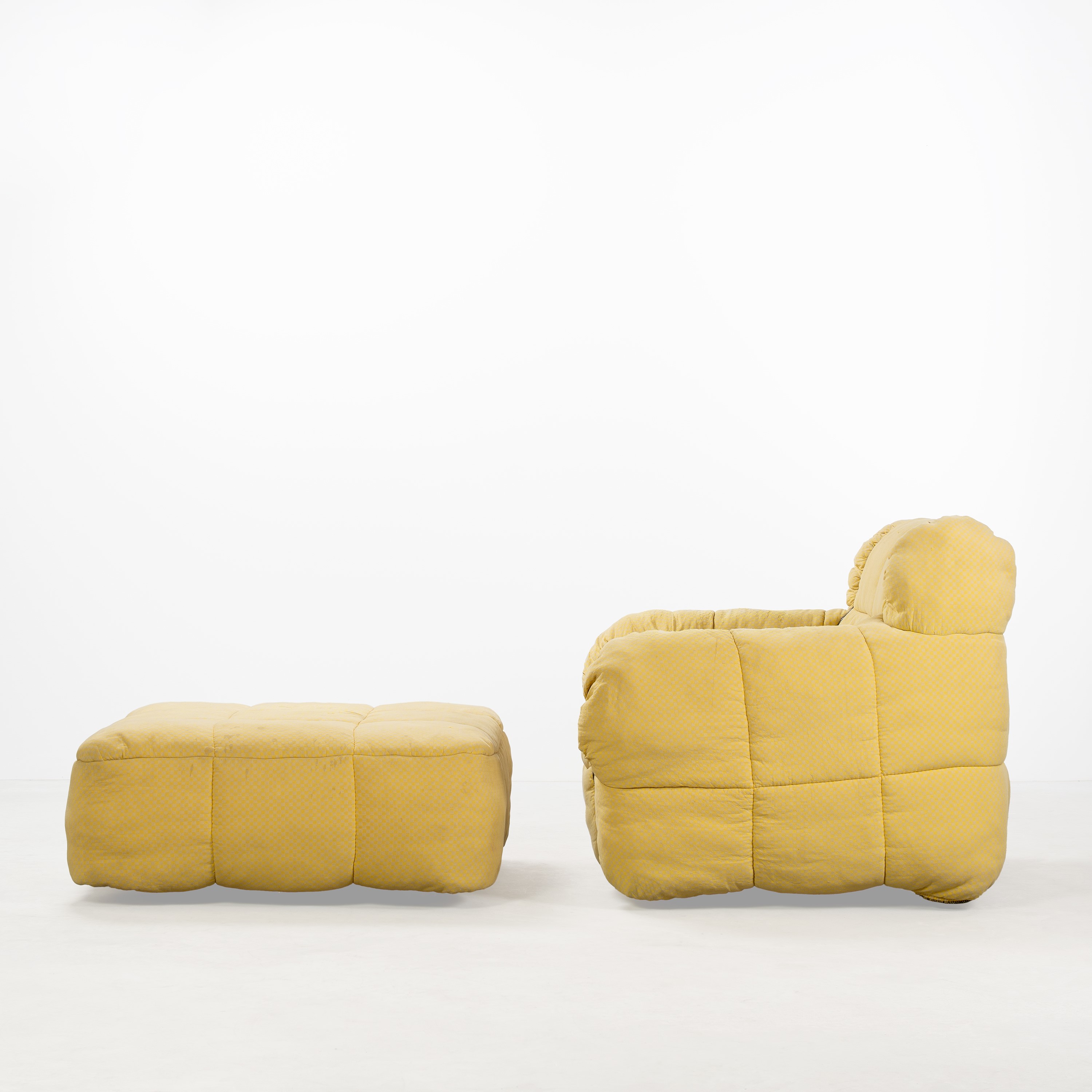 Cini Boeri - Poltrona e pouf "Strip"