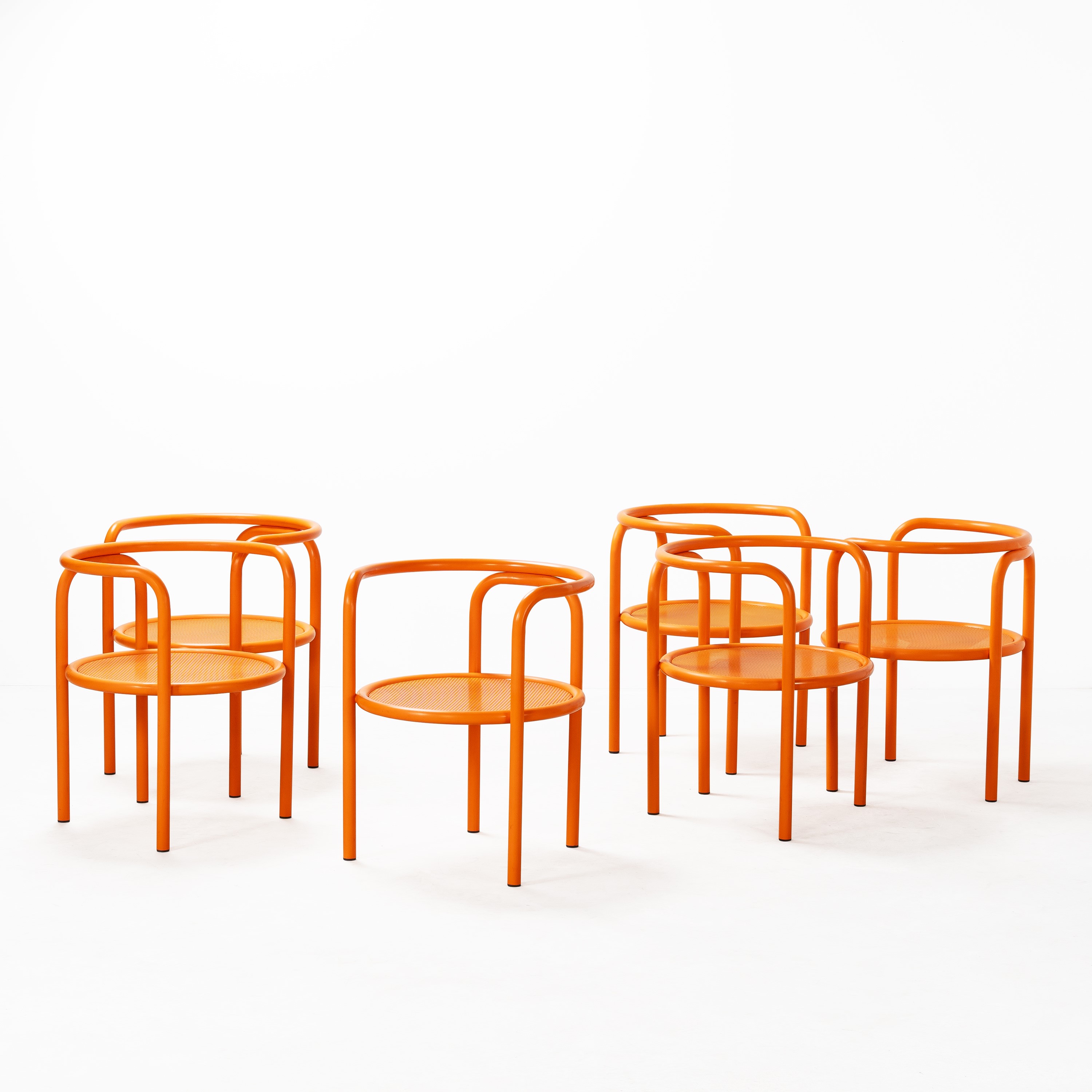 Gae Aulenti - Set di sei sedie “Locus Solus”