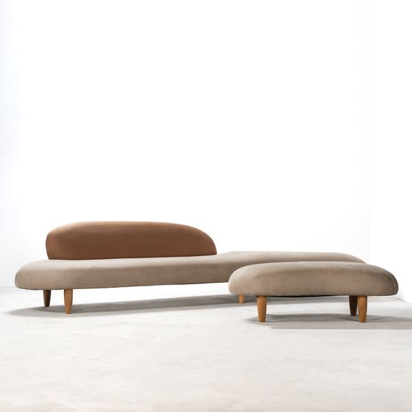 Isamu Noguchi - ISAMU NOGUCHI, DIVANO E POUF 'FREEFORM'