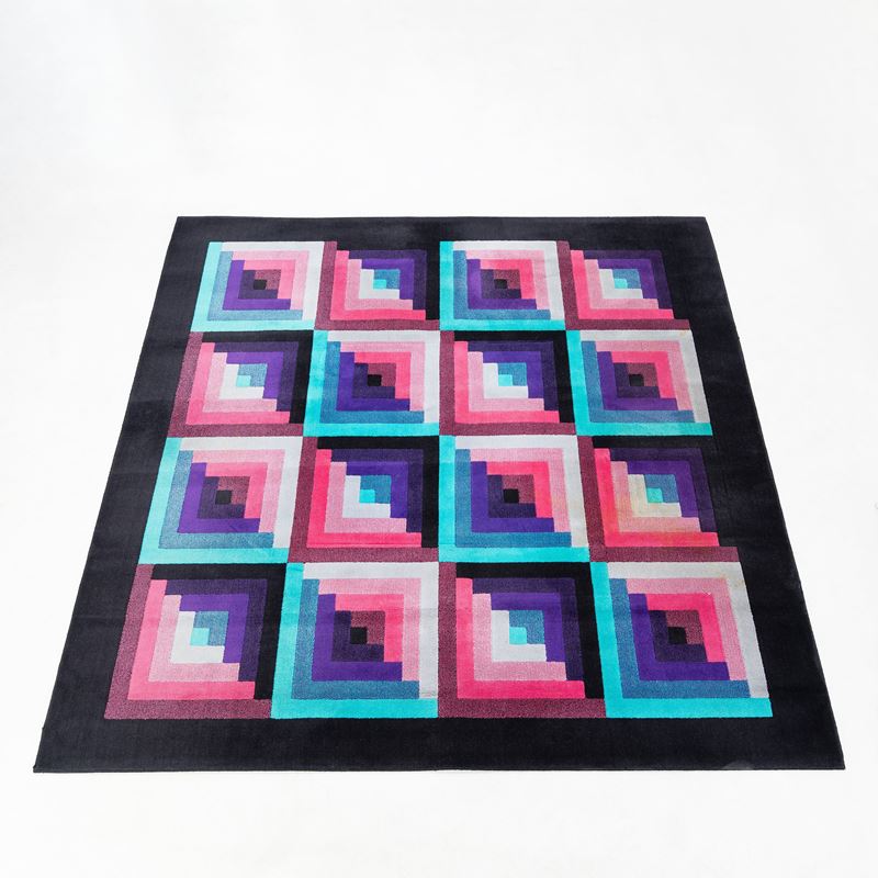 Missoni - Tappeto in lana con ordito in fibre artificiali