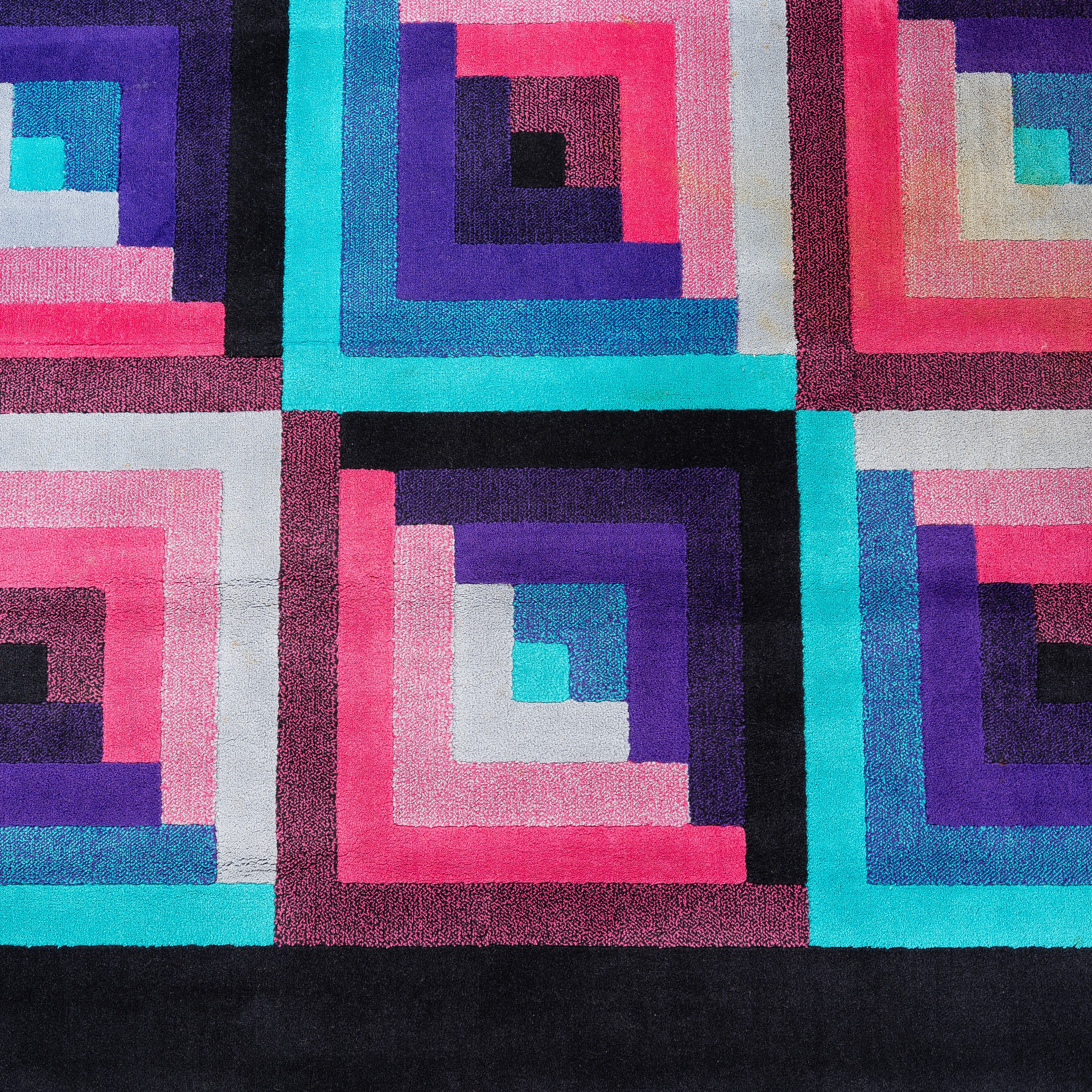 Missoni - Tappeto in lana con ordito in fibre artificiali
