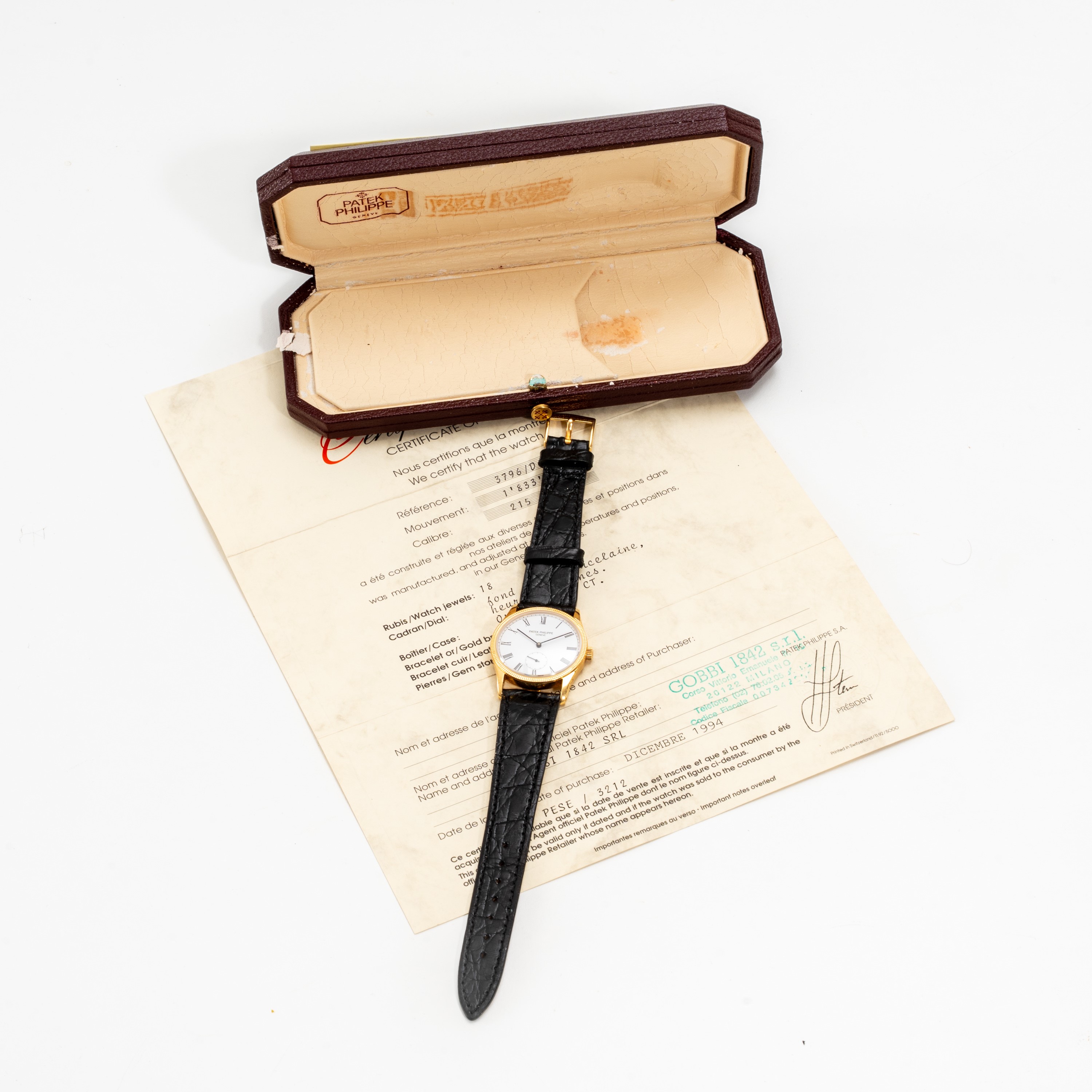 Patek Philippe - Calatrava Orologio Solo Tempo a Carica Manuale in Oro Giallo 18kt con Piccoli Se...