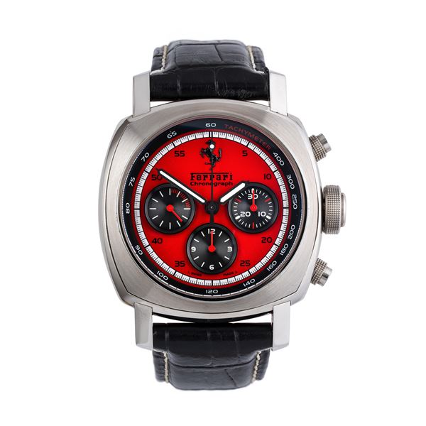 PANERAI - PANERAI - FERRARI GRANTURISMO CHRONOGRAPH CRONOGRAFO A CARICA AUTOMATICA IN ACCIAIO