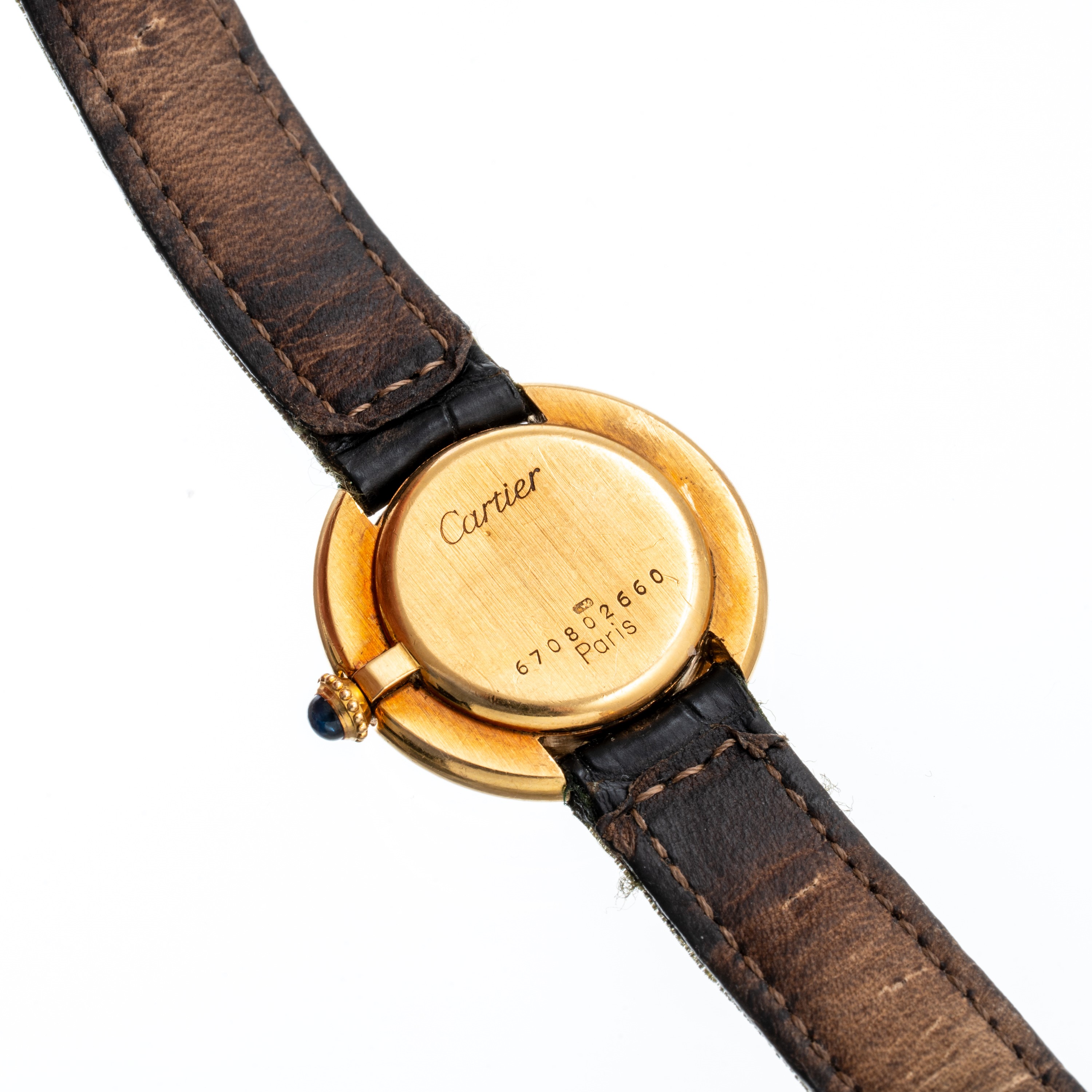 Cartier - Ellipse 6708 orologio solo tempo in oro giallo 18K con carica manuale