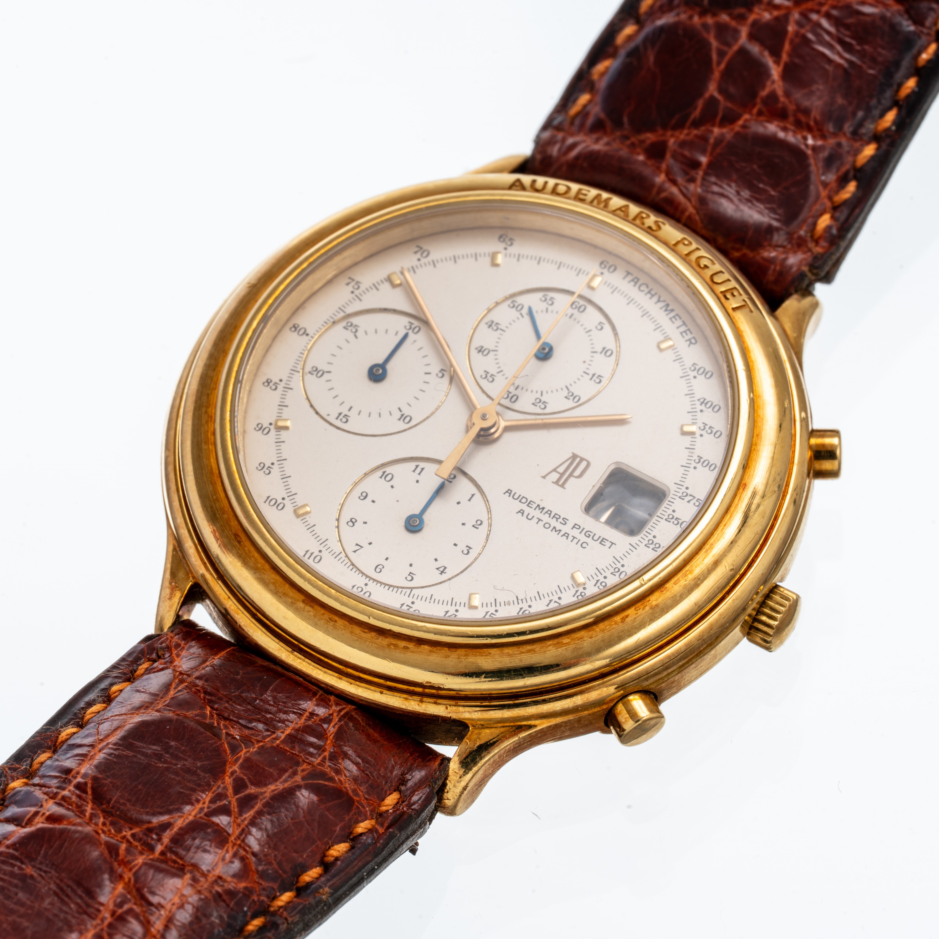 Audemars Piguet - Huitième Chronograph, cronografo in oro giallo 18K a carica automatica