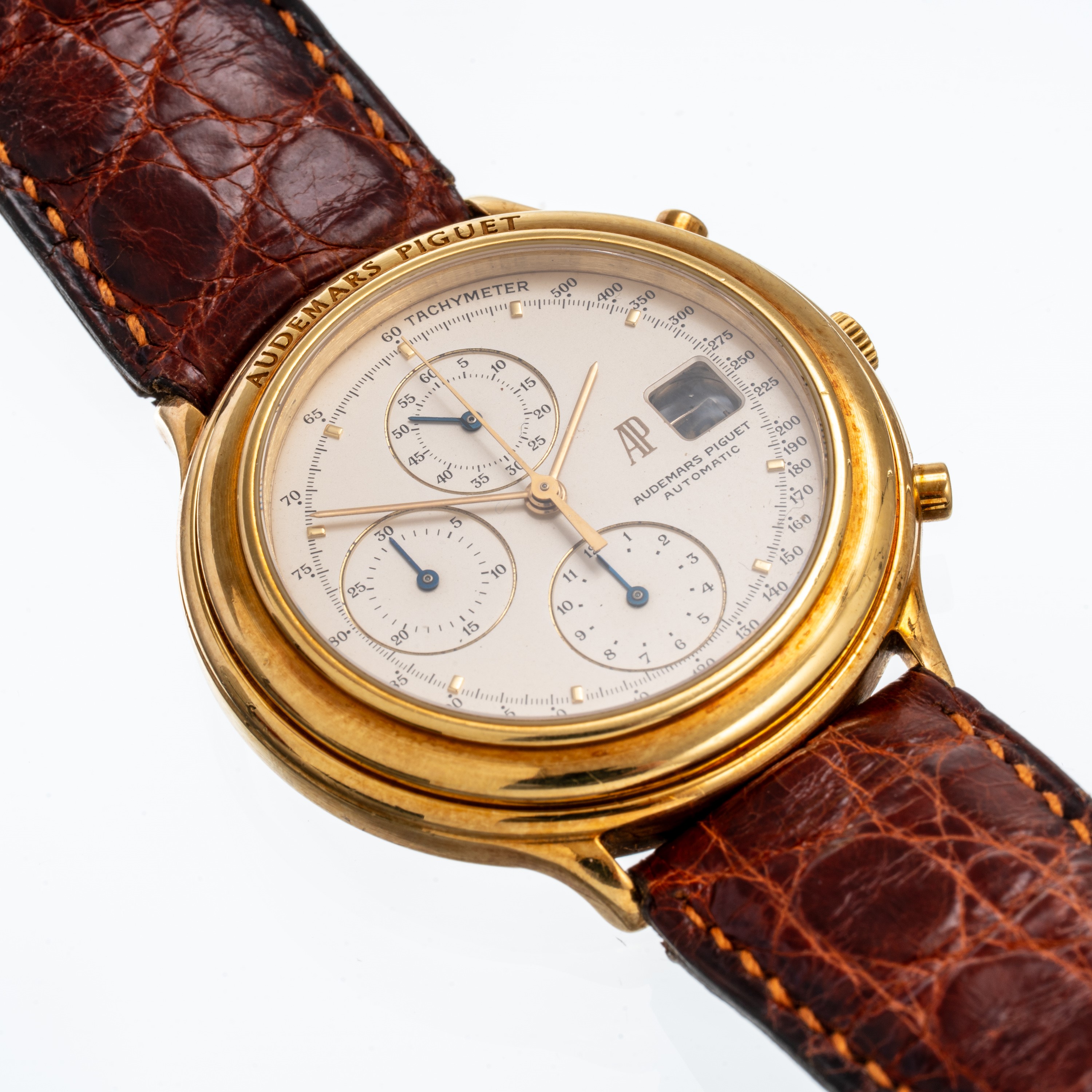 Audemars Piguet - Huitième Chronograph, cronografo in oro giallo 18K a carica automatica