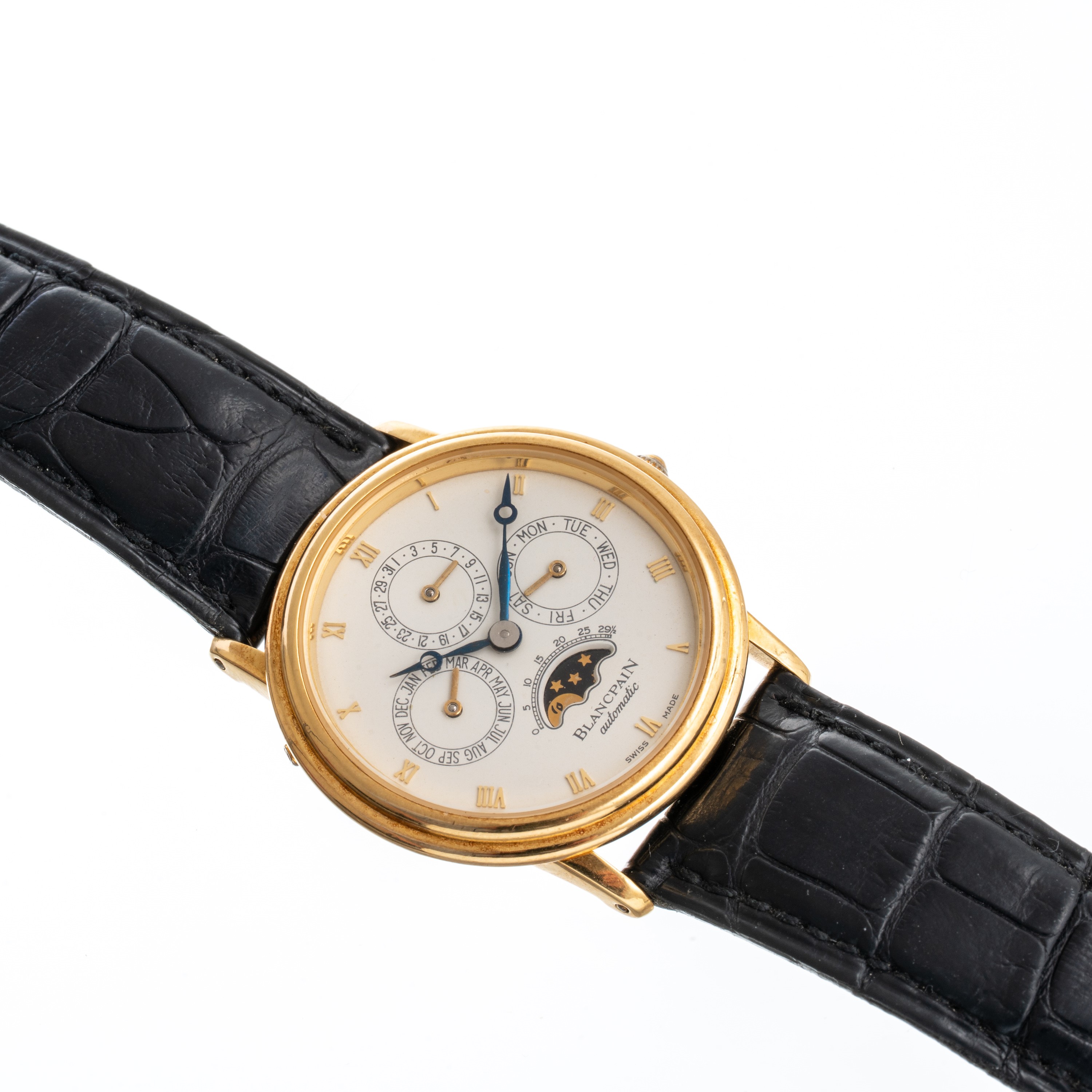 Blancpain - Villeret Perpetual Calendar 5395, calendario perpetuo automatico in oro giallo 18 kt