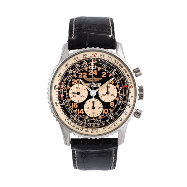 BREITLING - BREITLING - NAVITIMER COSMONAUTE CRONOGRAFO IN ACCIAIO A CARICA MANUALE CON QUADRANTE 24 ORE