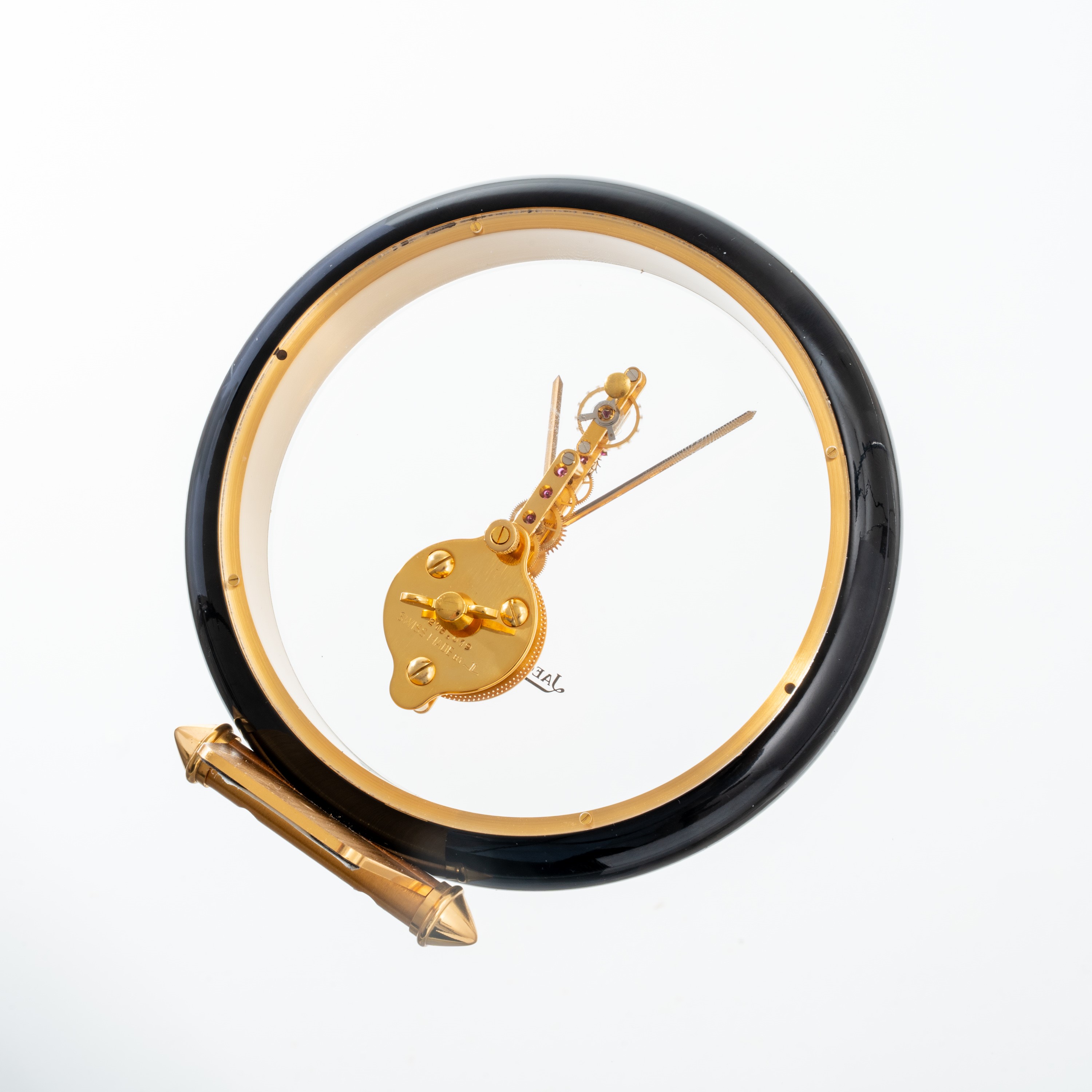 Jaeger le Coultre - Jaeger-LeCoultre, Golden Bridge 215.019 — orologio da tavolo a carica manuale