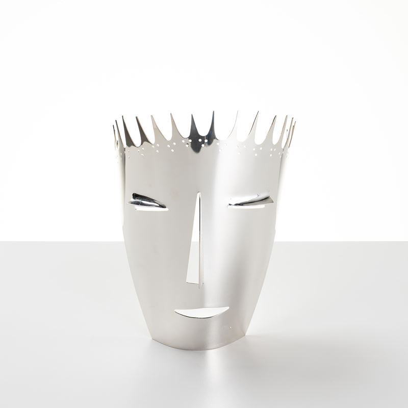 Gio Ponti & Paolo De Poli - Il diavolo (metallo argentato, manifattura Sabattini, circa 1978)