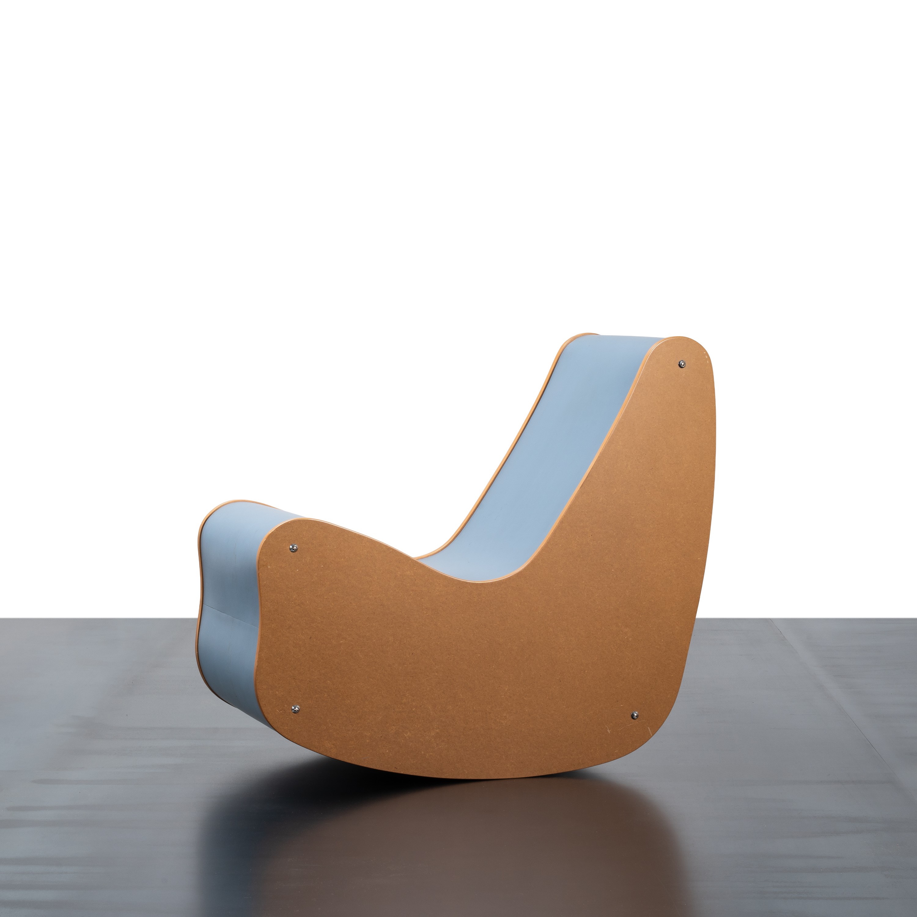Friedrich Kiesler - Dondolo “Correalistic Rocker” in frassino e linoleum