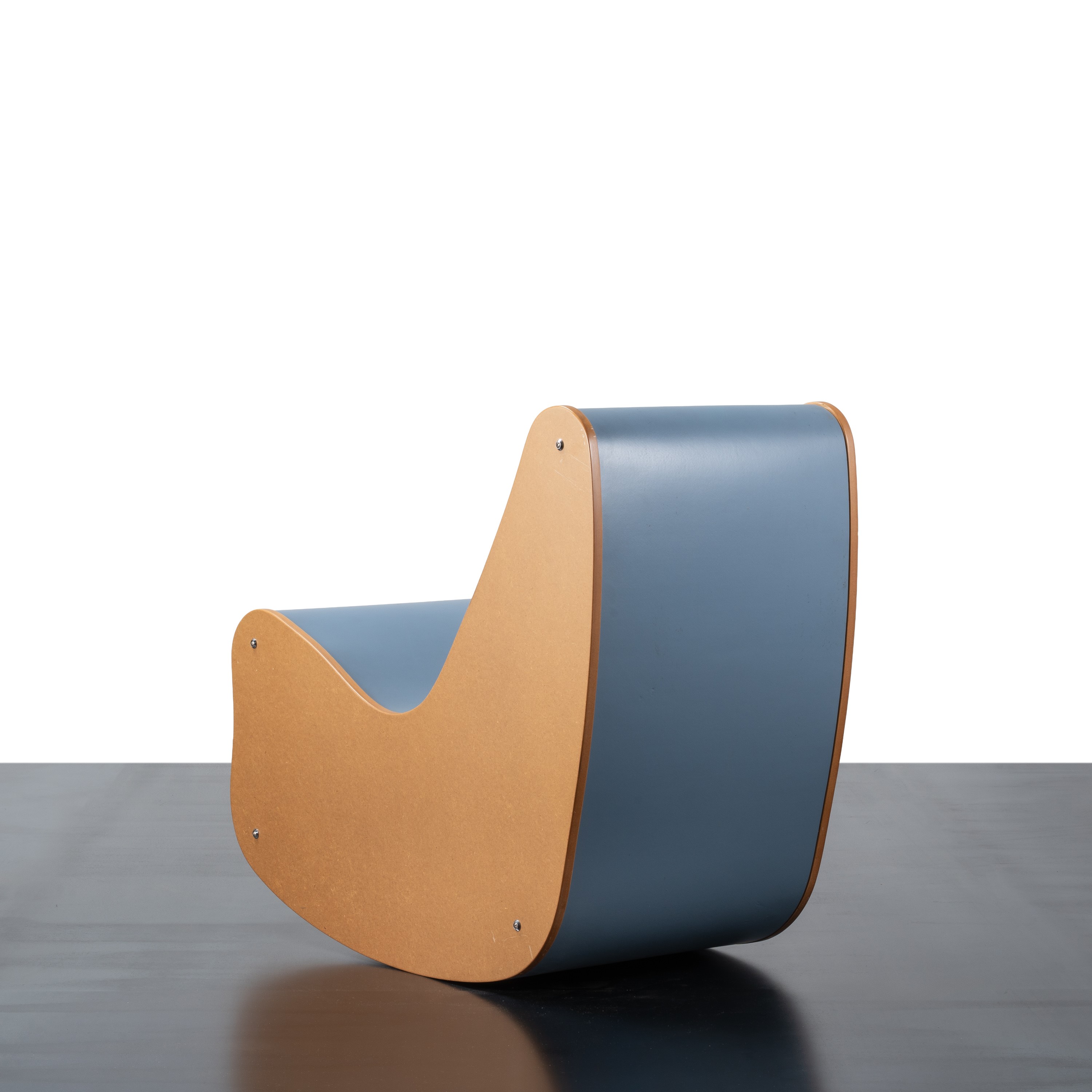 Friedrich Kiesler - Dondolo “Correalistic Rocker” in frassino e linoleum