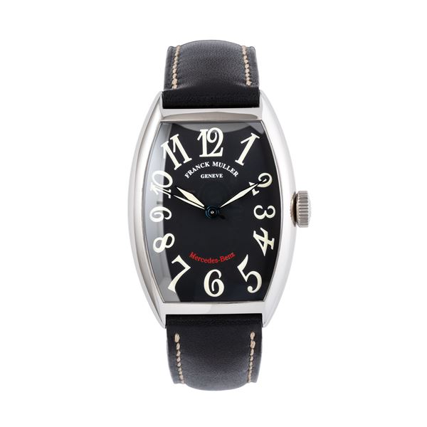 FRANCK MULLER - FRANCK MULLER - CASABLANCA MERCEDES BENZ  OROLOGIO SOLO TEMPO A CARICA AUTOMATICA IN ACCIAIO REALIZZATO PER MERCEDES BENZ