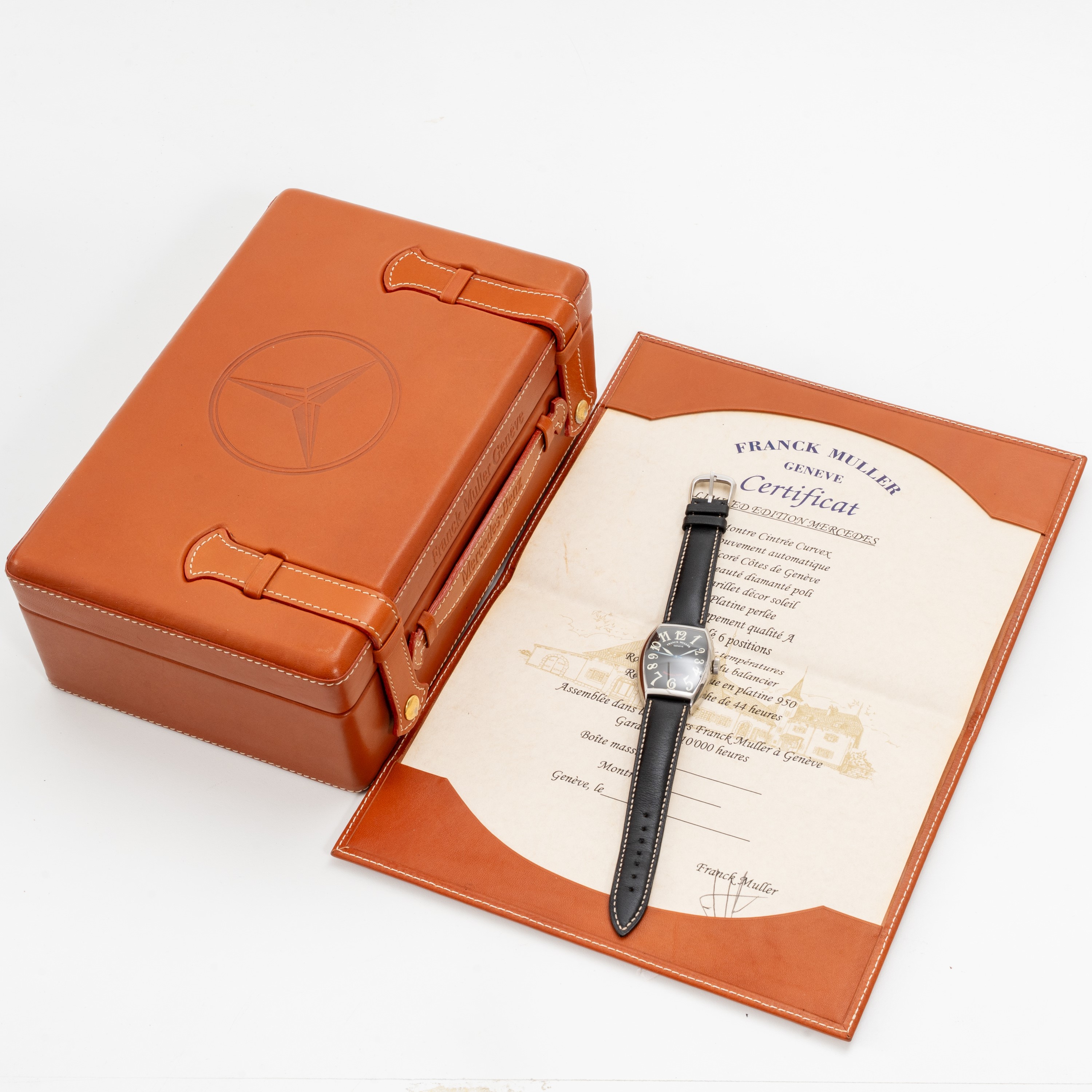 Franck Muller - Casablanca Mercedes Benz, orologio solo tempo automatico in acciaio