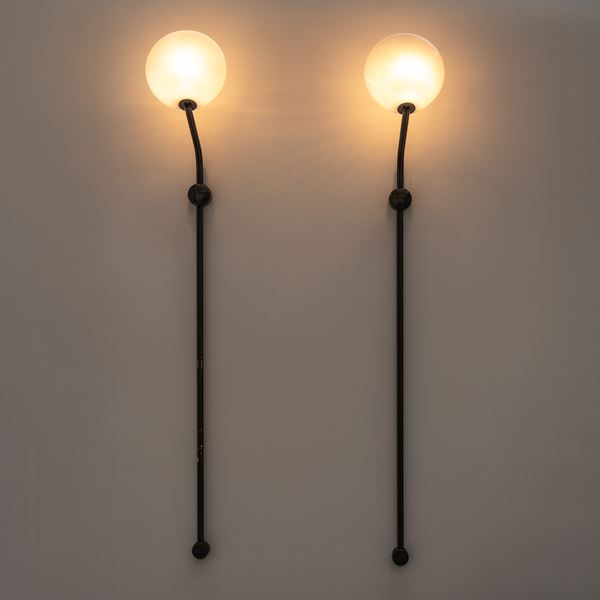 Achille Castiglioni - ACHILLE CASTIGLIONI, COPPIA DI APPLIQUE 'PARTER'