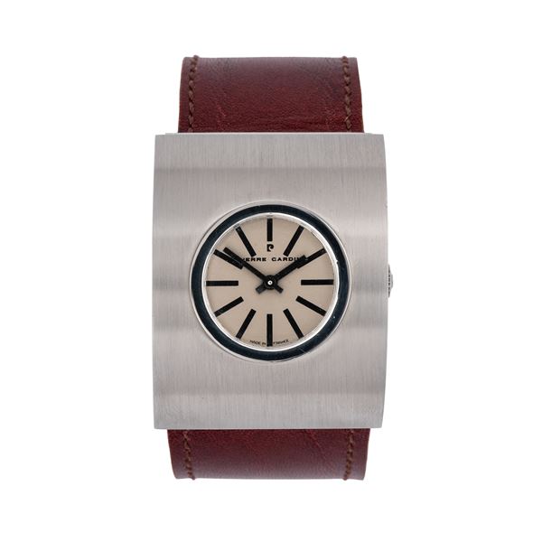 PIERRE CARDIN - PIERRE CARDIN - DRIVER OROLOGIO DI FORMA A CARICA MANUALE IN ACCIAIO