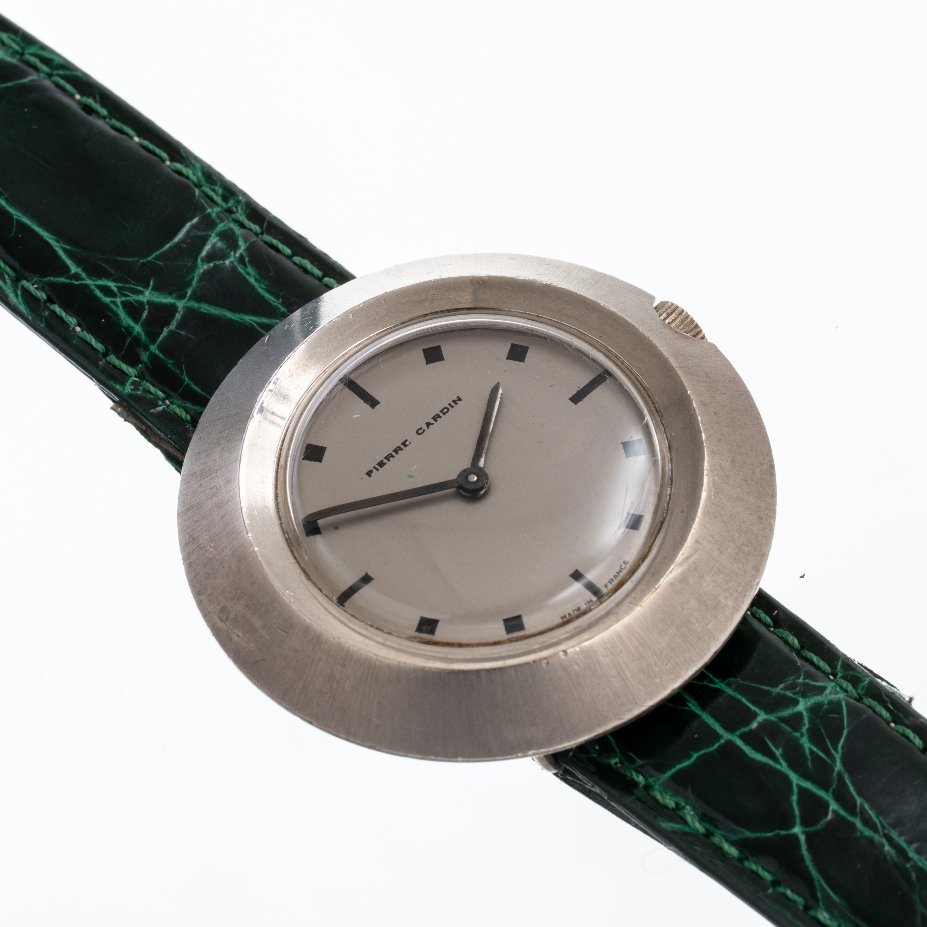 Pierre Cardin - Orologio UFO “Solo tempo” a carica manuale in acciaio