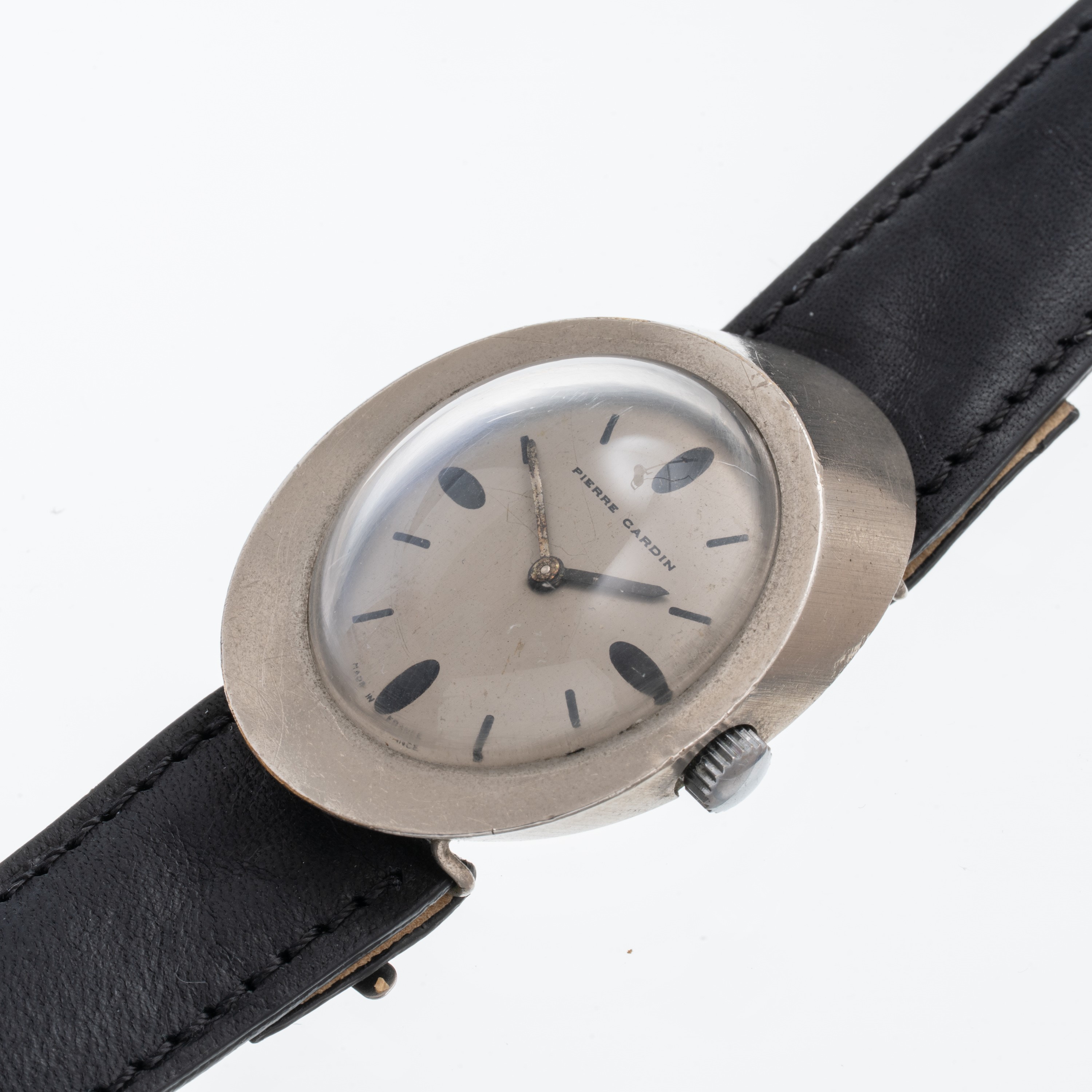 Pierre Cardin - Orologio UFO “Solo tempo” a carica manuale con cassa ovale