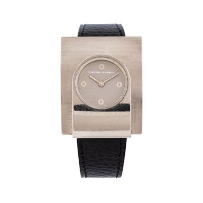 Tank — orologio solo tempo a carica manuale con quadrante grigio