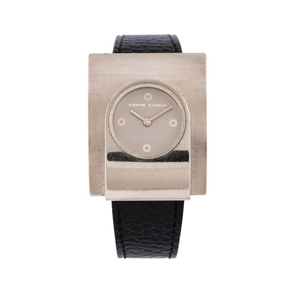 PIERRE CARDIN - PIERRE CARDIN - TANK OROLOGIO SOLO TEMPO A CARICA MANUALE CON QUADRANTE GRIGIO