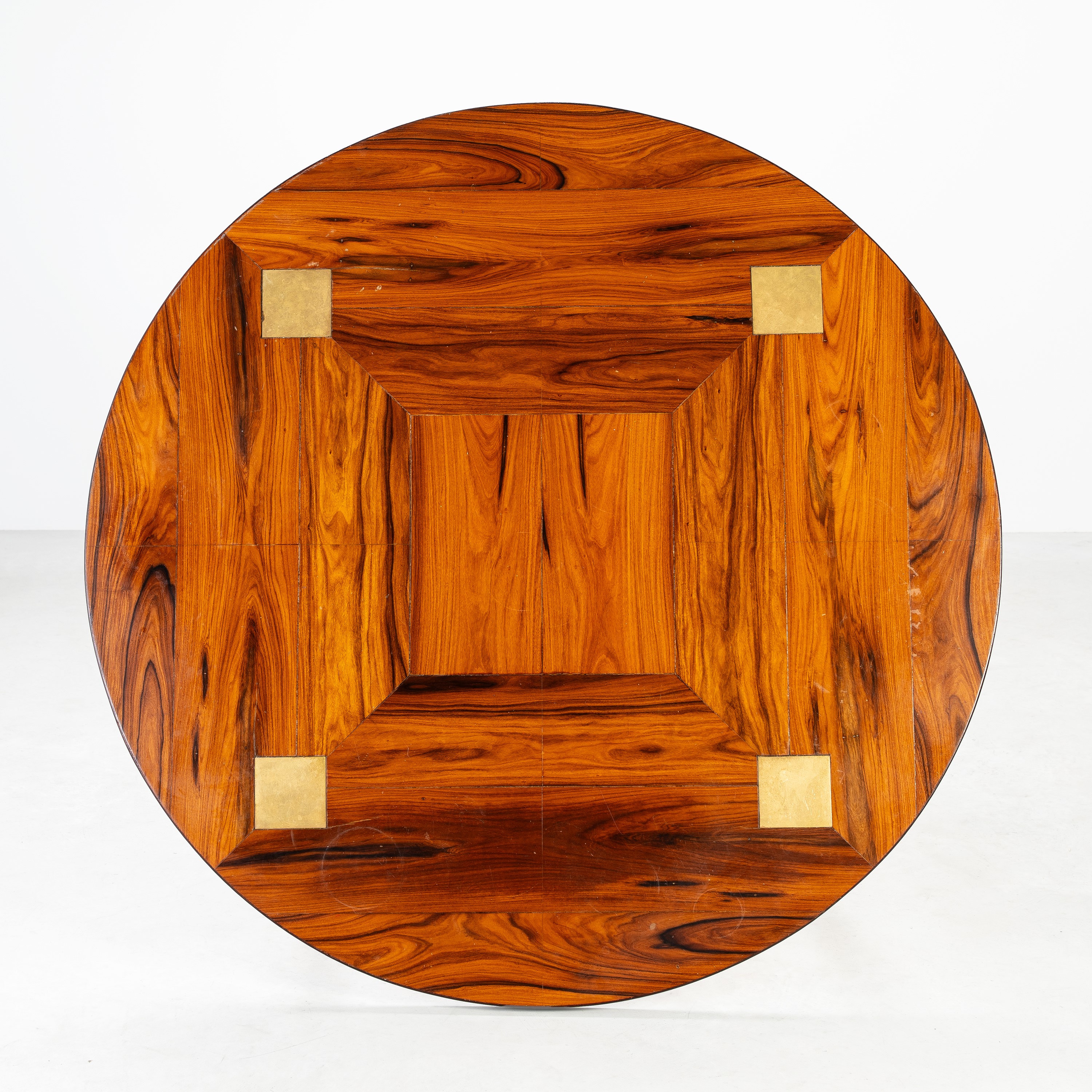 Ettore Sottsass Jr - Tavolo in acciaio laccato, legno e ottone