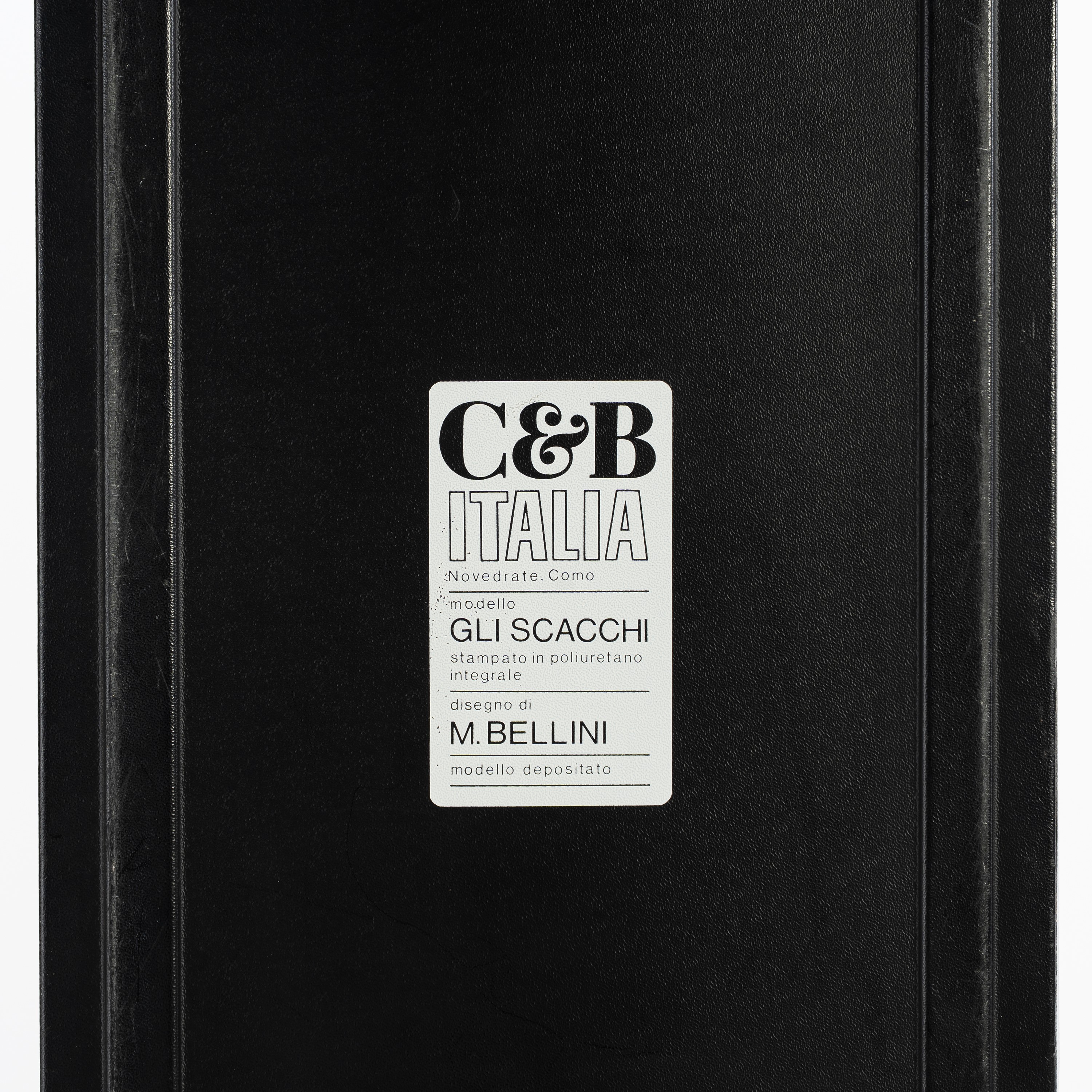 Mario Bellini - Tre elementi «Scacchi» in poliuretano e plastica (produzione C&B), anni ’70