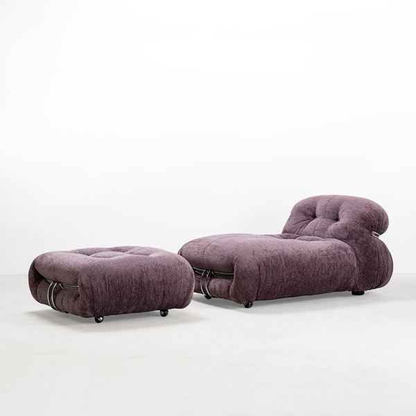 Afra e Tobia Scarpa - AFRA & TOBIA SCARPA, LOUNGE E POUF 'SORIANA'