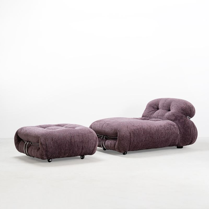 Afra e Tobia Scarpa - Lounge e pouf “Soriana”
