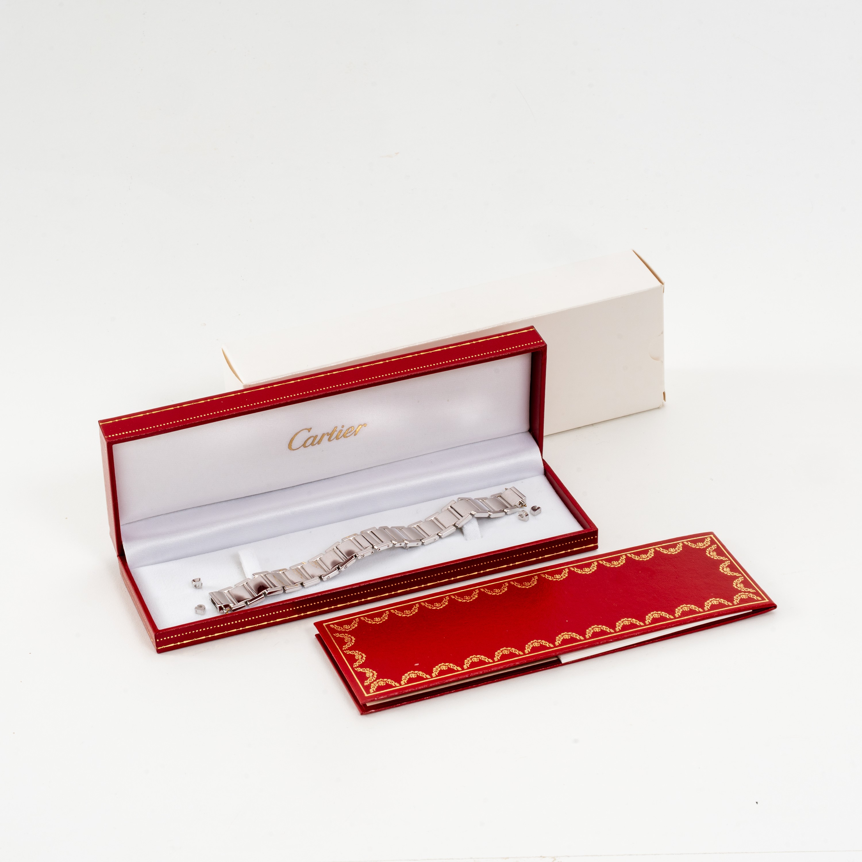 Cartier - Bracciale per Tank Francaise in oro bianco 18 kt