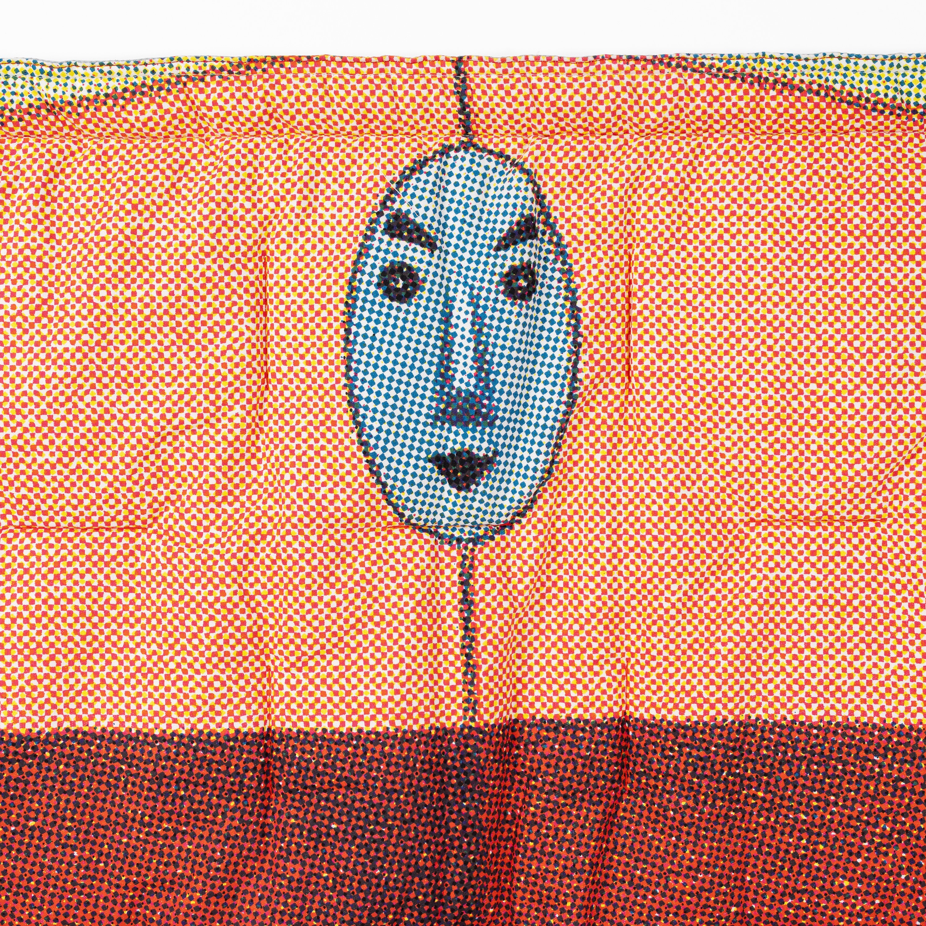 Alessandro Mendini - Arazzo “Teatrino”, tessuto in cotone imbottito