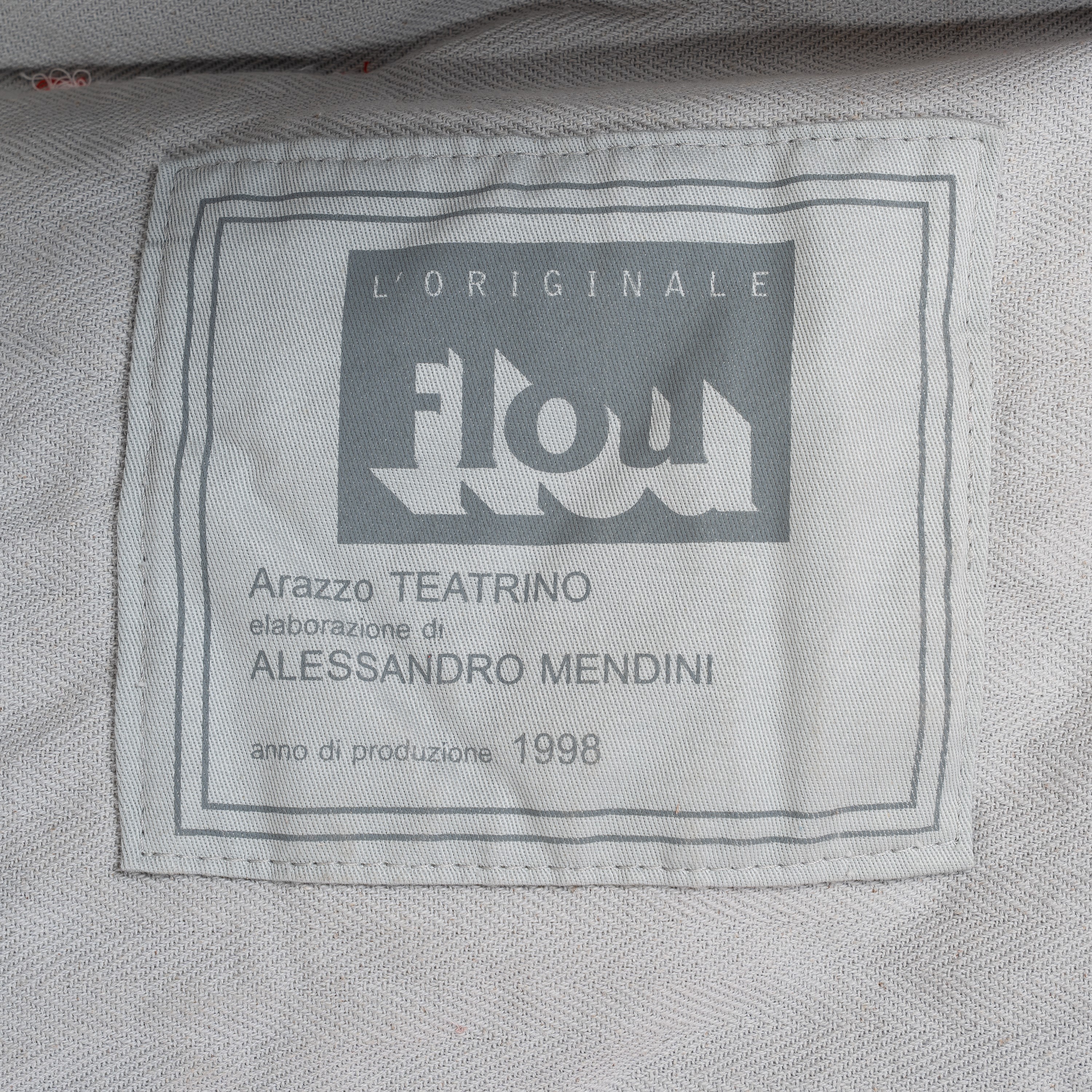 Alessandro Mendini - Arazzo “Teatrino”, tessuto in cotone imbottito