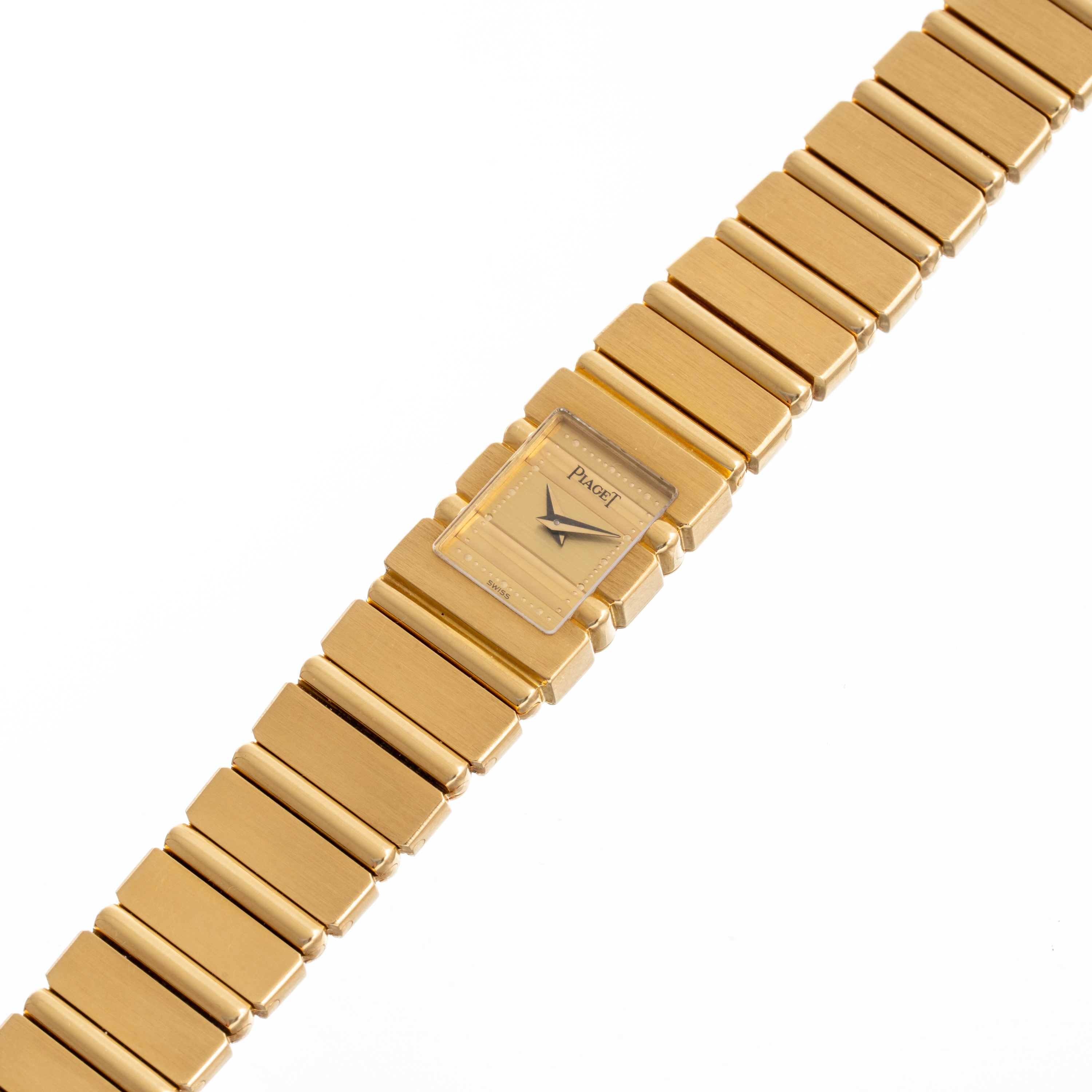Piaget - Lady Polo 15201 C 701, orologio solo tempo al quarzo in oro giallo 18 kt