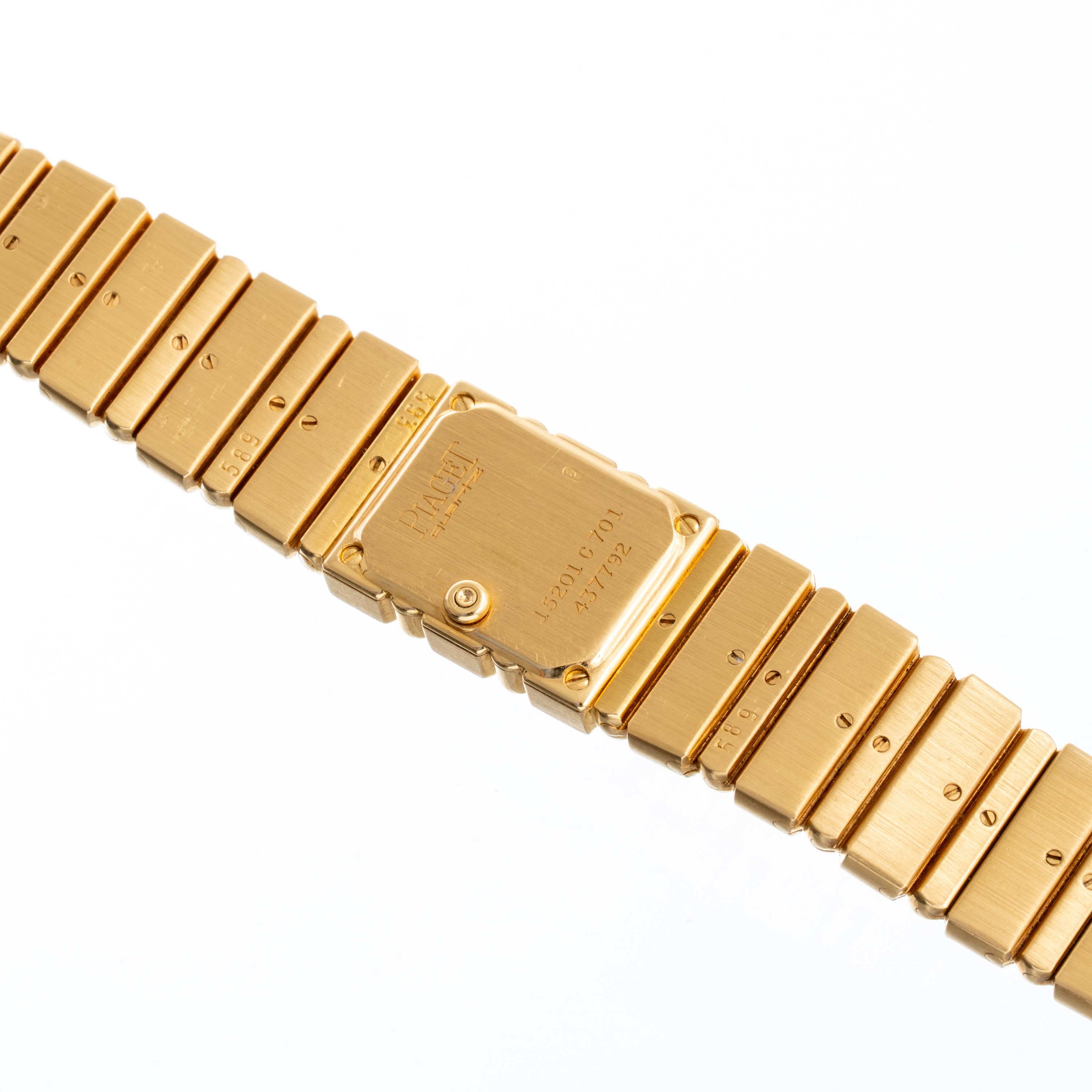 Piaget - Lady Polo 15201 C 701, orologio solo tempo al quarzo in oro giallo 18 kt
