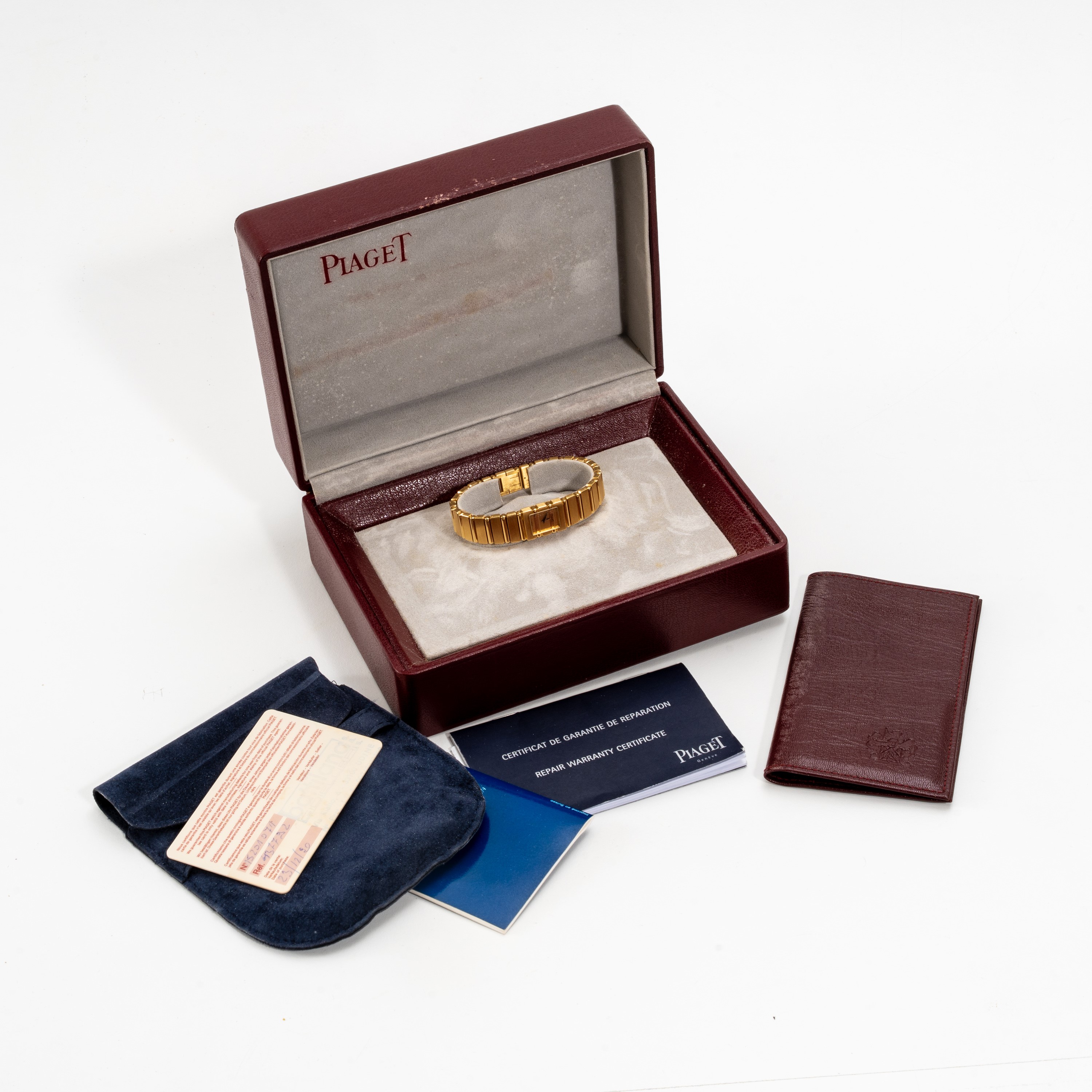 Piaget - Lady Polo 15201 C 701, orologio solo tempo al quarzo in oro giallo 18 kt