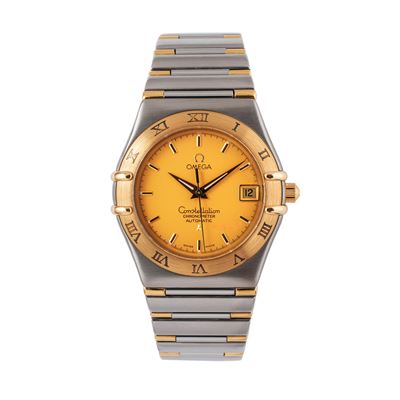 Constellation Automatico ref. 368.1201, solo tempo in acciaio e oro 18kt con quadrante champagne