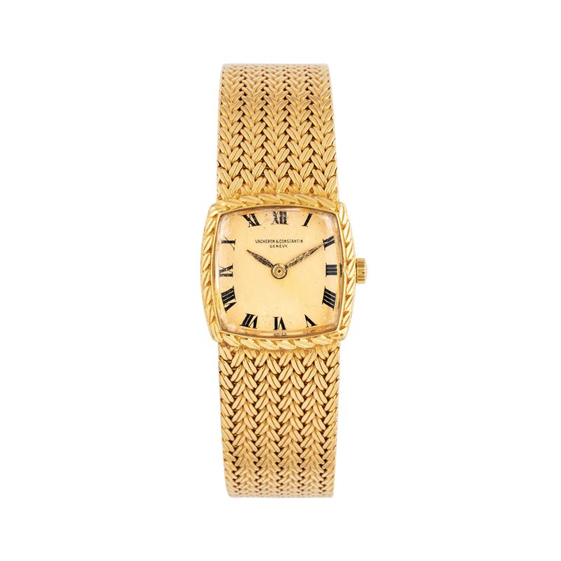 Vacheron Constantin - Orologio da polso solo tempo a carica manuale in oro giallo 18 kt con bracc...