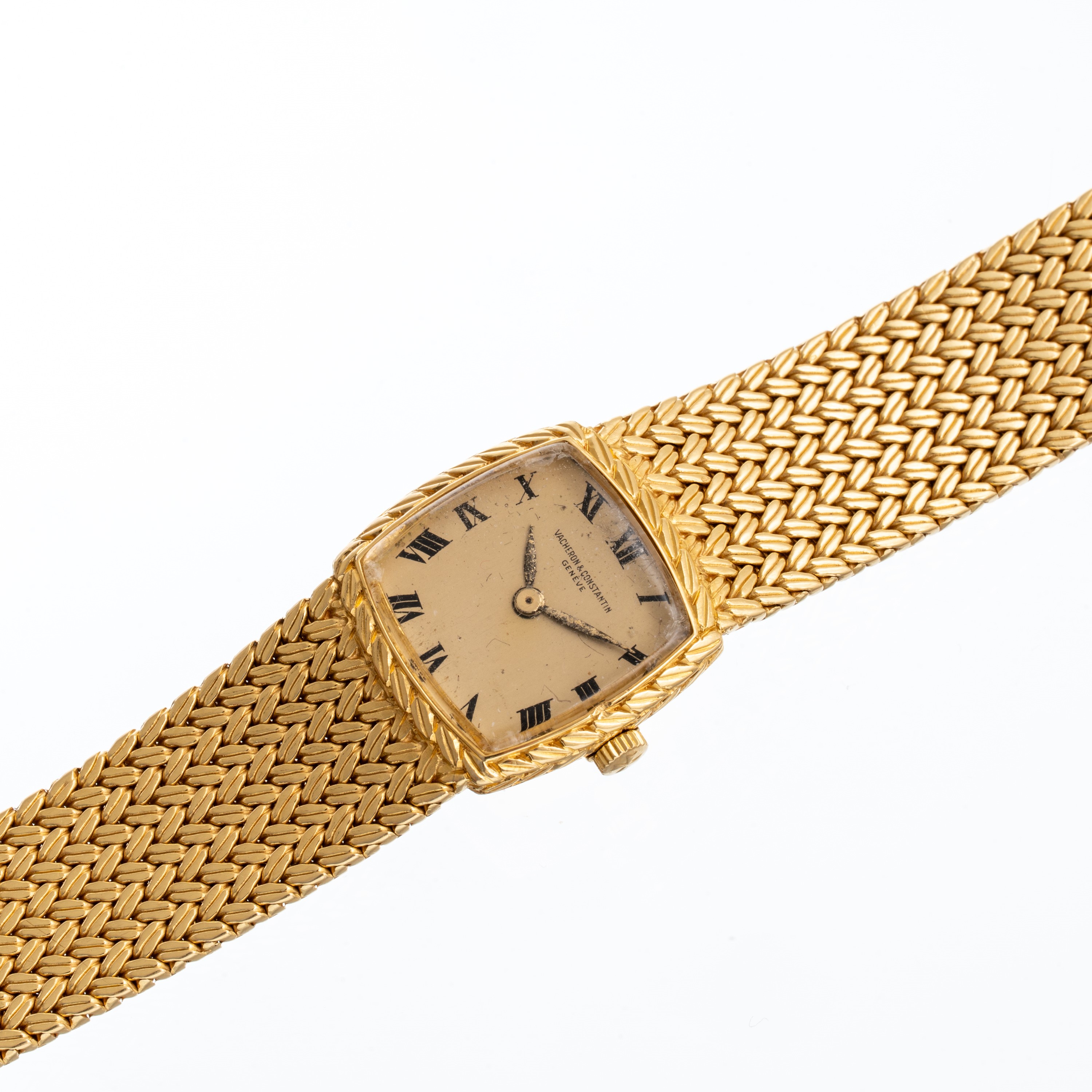 Vacheron Constantin - Orologio da polso solo tempo a carica manuale in oro giallo 18 kt con bracc...