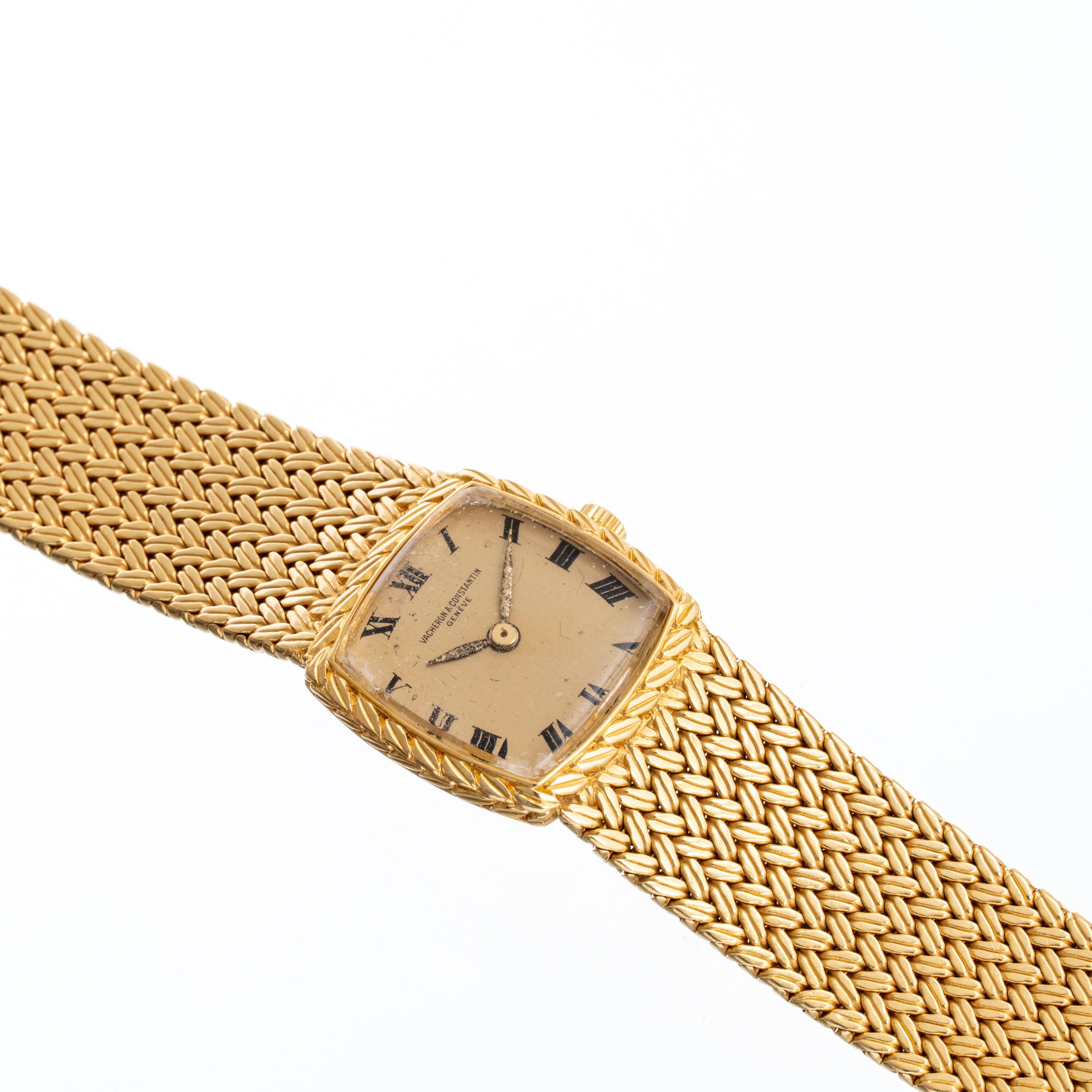 Vacheron Constantin - Orologio da polso solo tempo a carica manuale in oro giallo 18 kt con bracc...